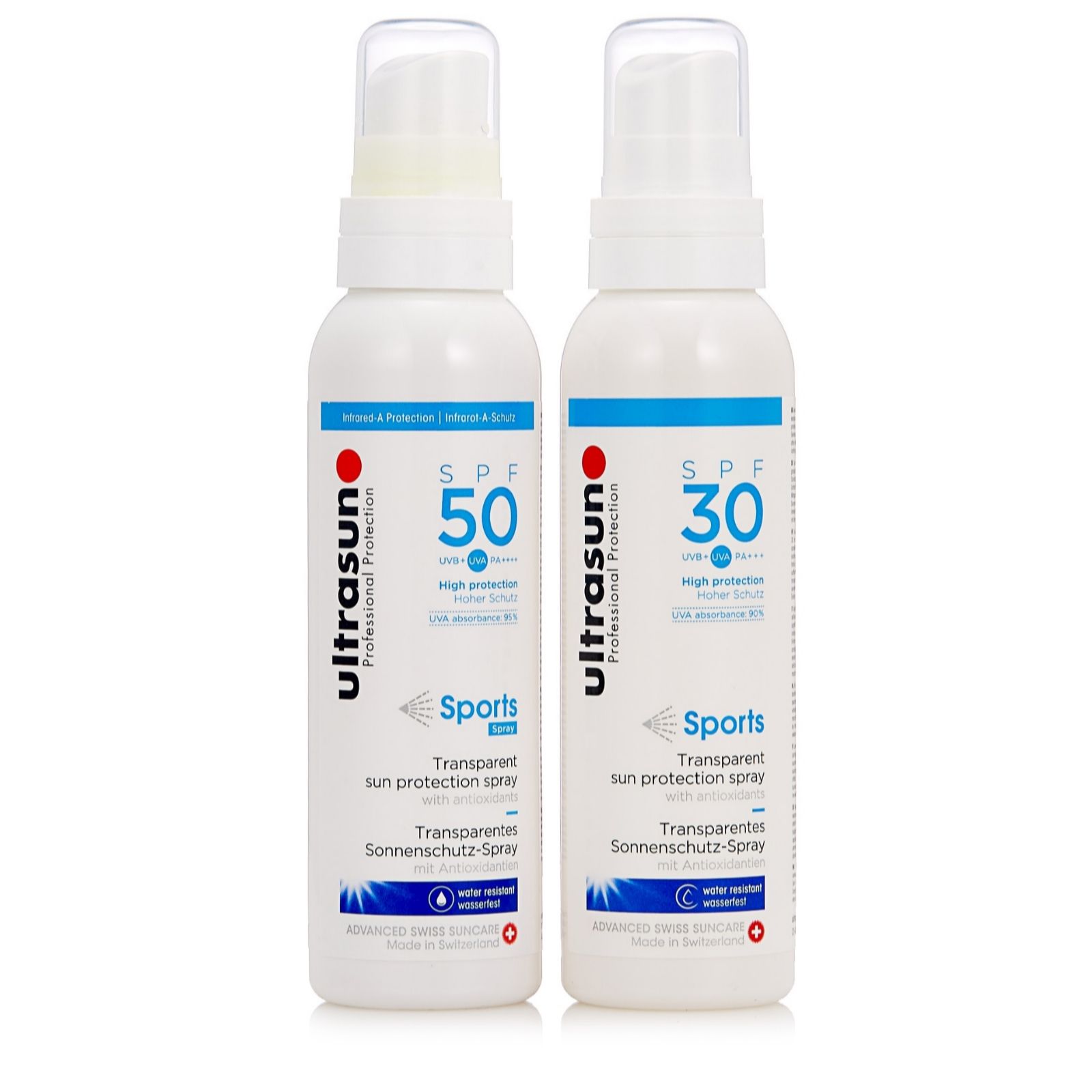 Ultrasun Sun Protection Complete Sports Spray Collection - QVC UK