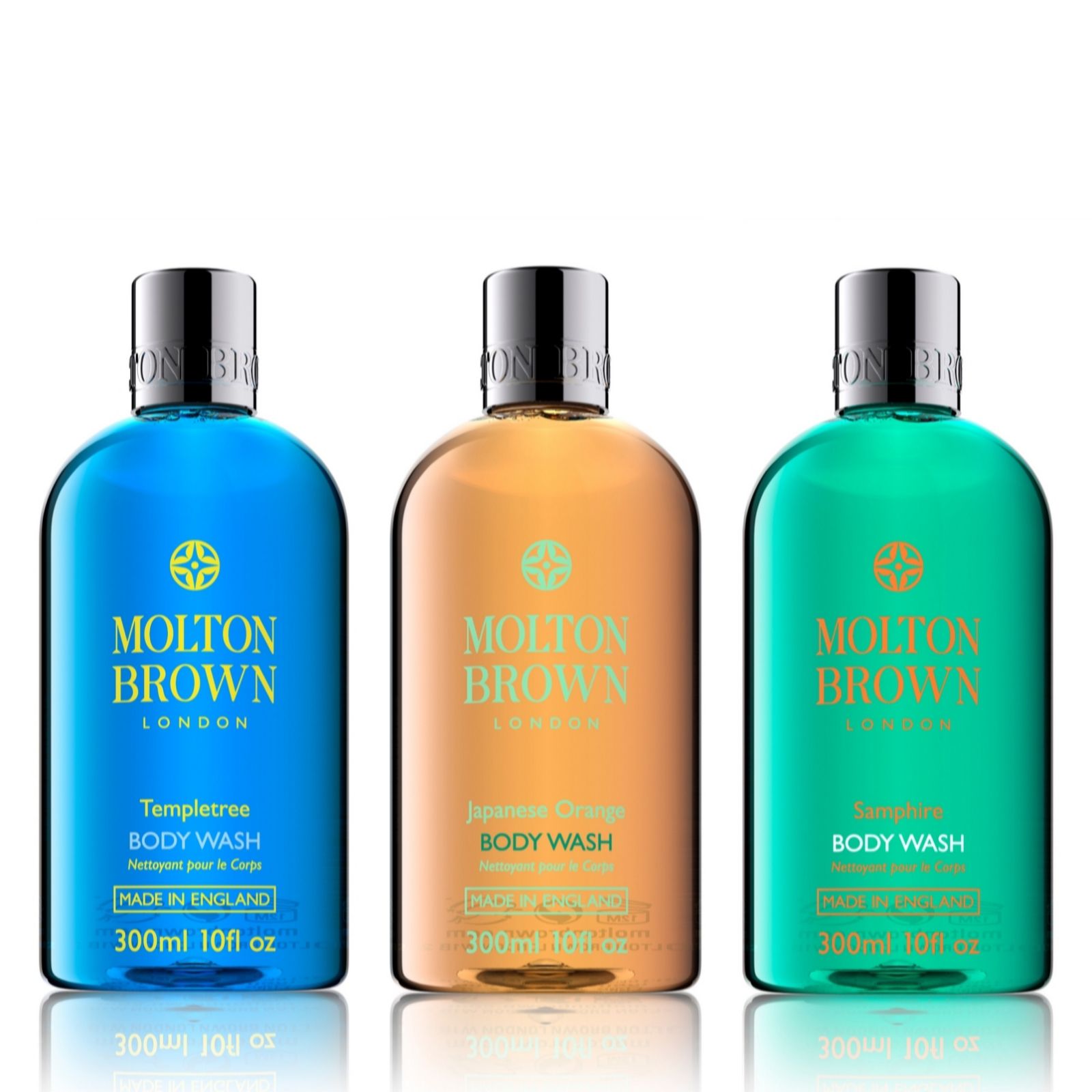 Molton Brown Womens 300ml 3 Piece Body Wash Collection QVC UK