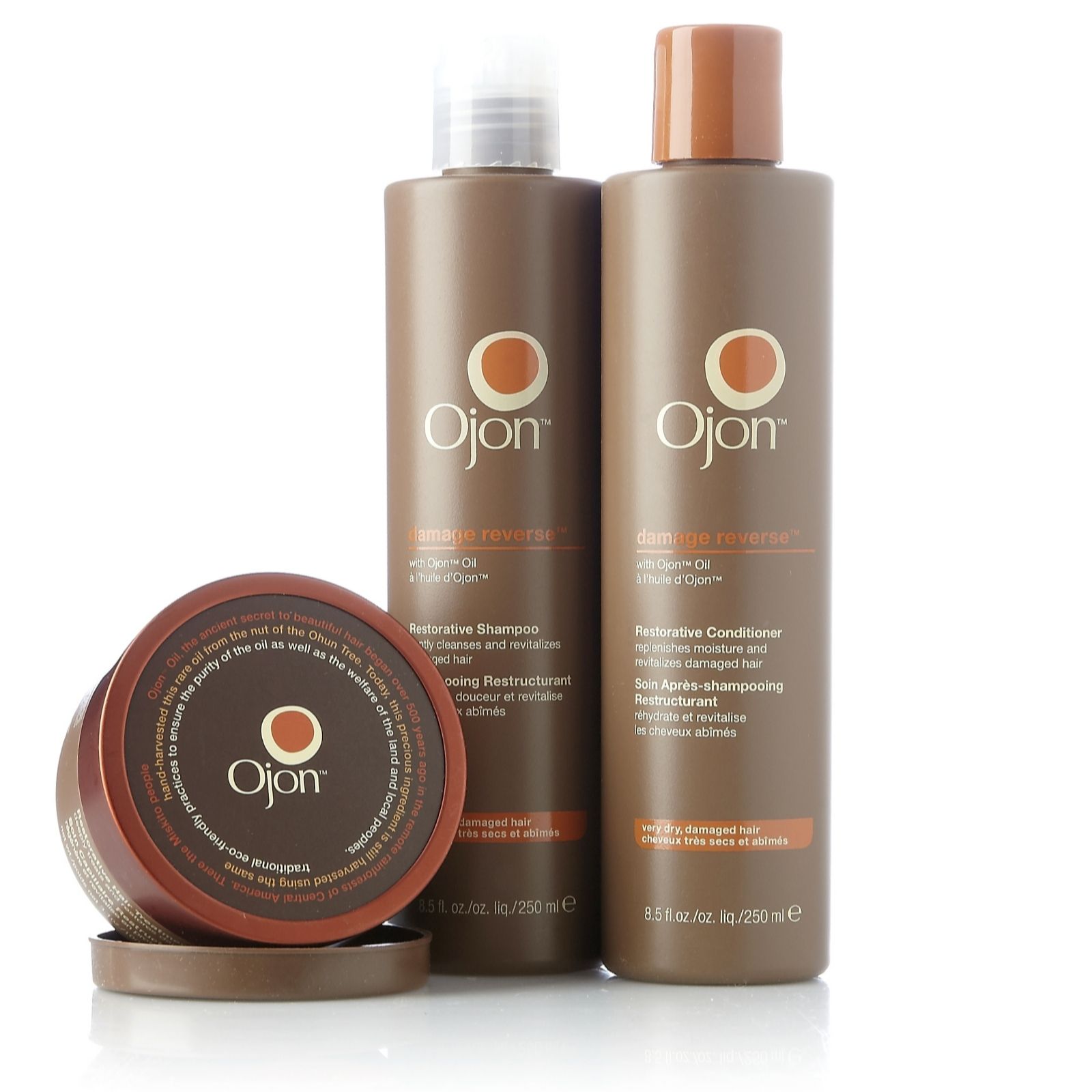 Ojon 3 Piece Damage Reverse Collection Qvc Uk
