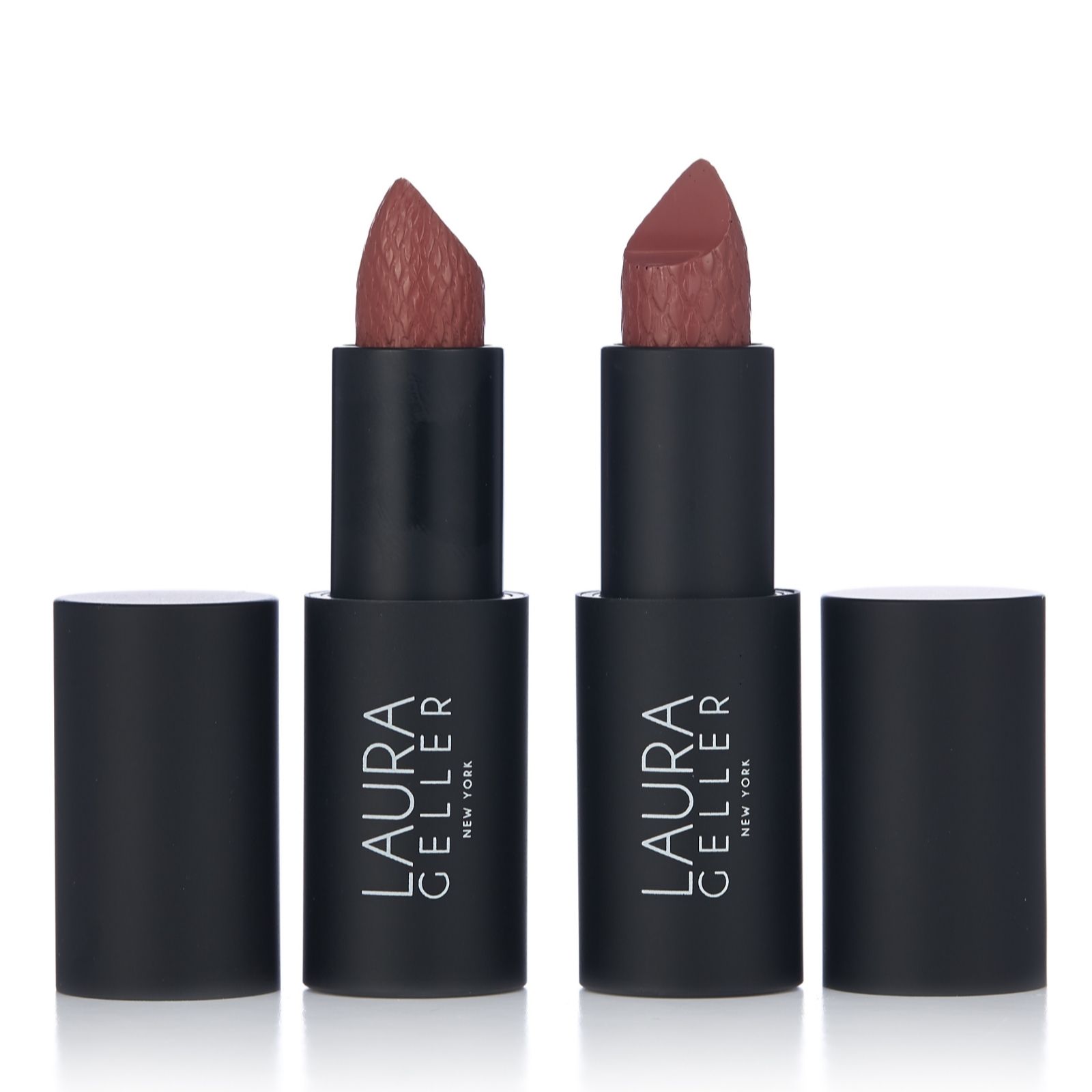 Laura Geller Iconic Baked Sculpting Lipstick Duo - QVC UK