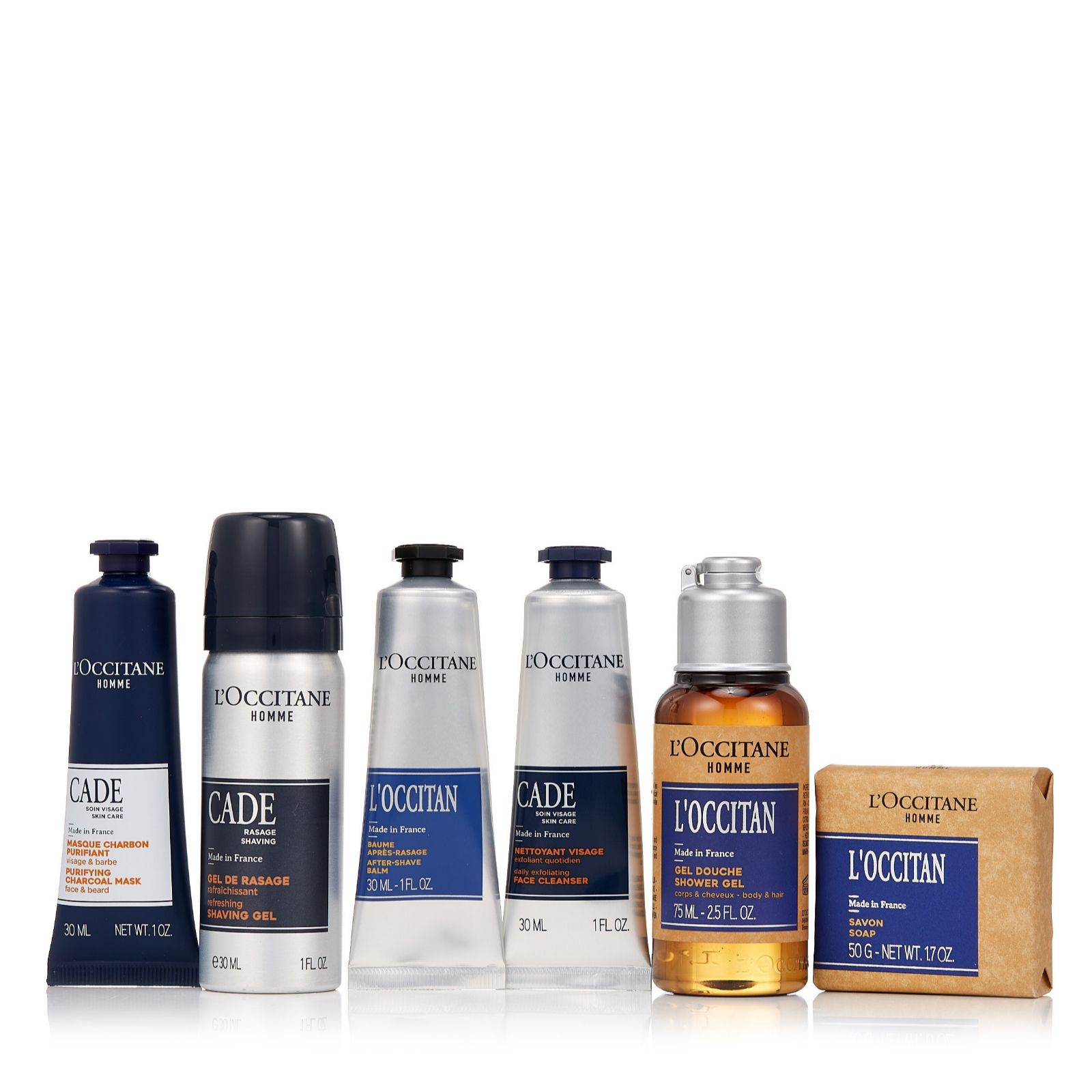 L'Occitane Men's 6 Piece Grooming Essentials - QVC UK