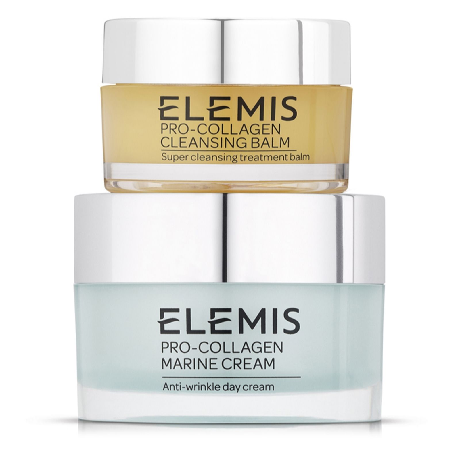 Elemis ProCollagen Marine Cream 30ml & Cleansing Balm 20g QVC UK