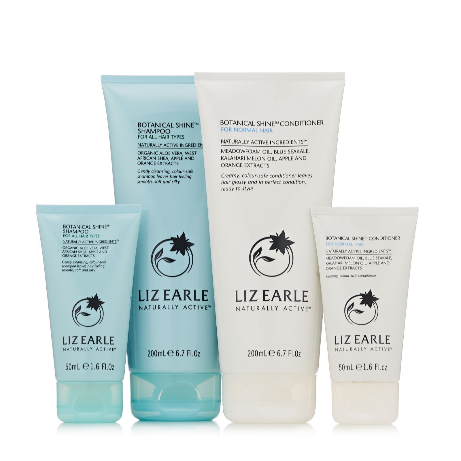 Liz Earle Home and Away Botanical Shine Haircare Collection QVC UK