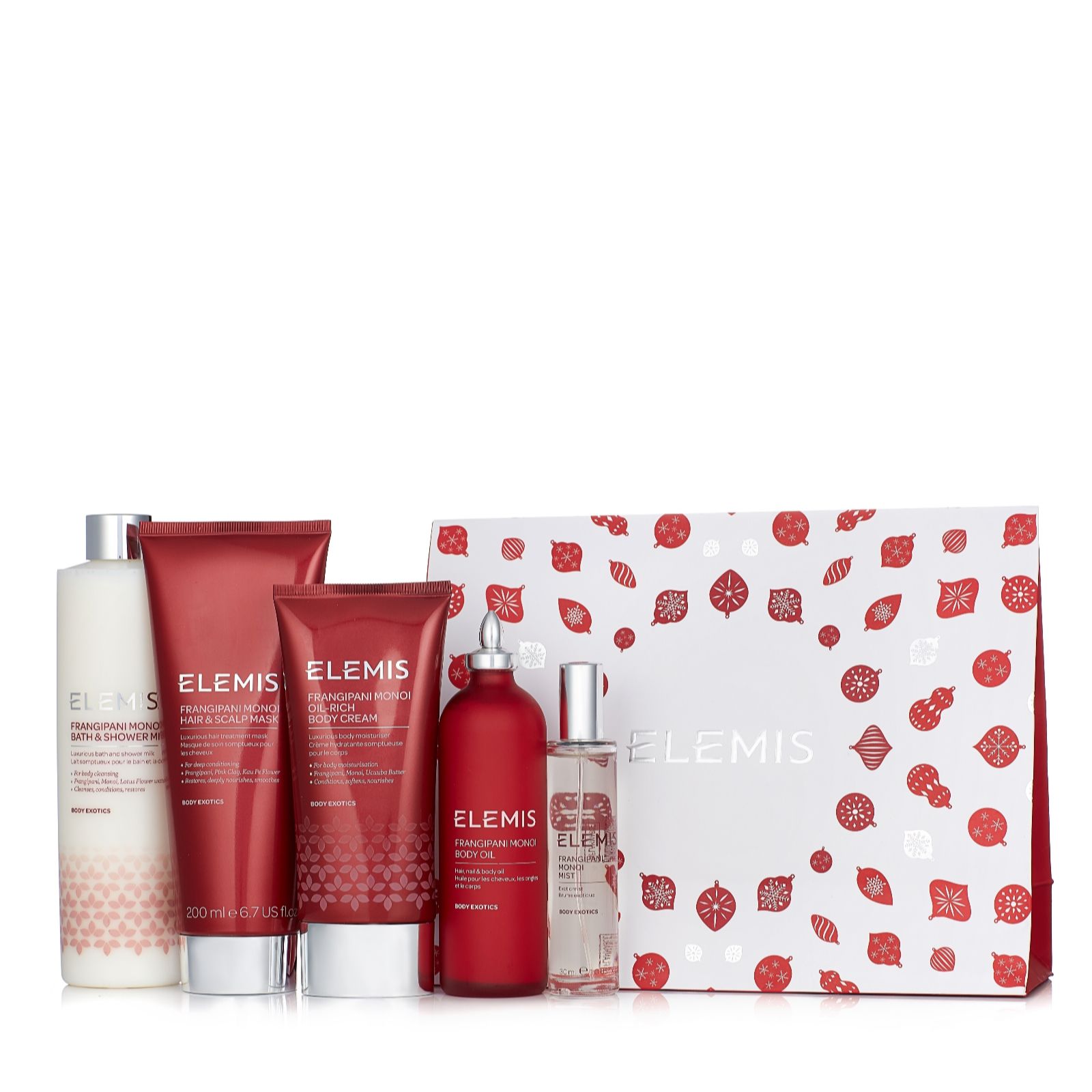 Elemis Frangipani Monoi 5 Piece Blockbuster Collection QVC UK