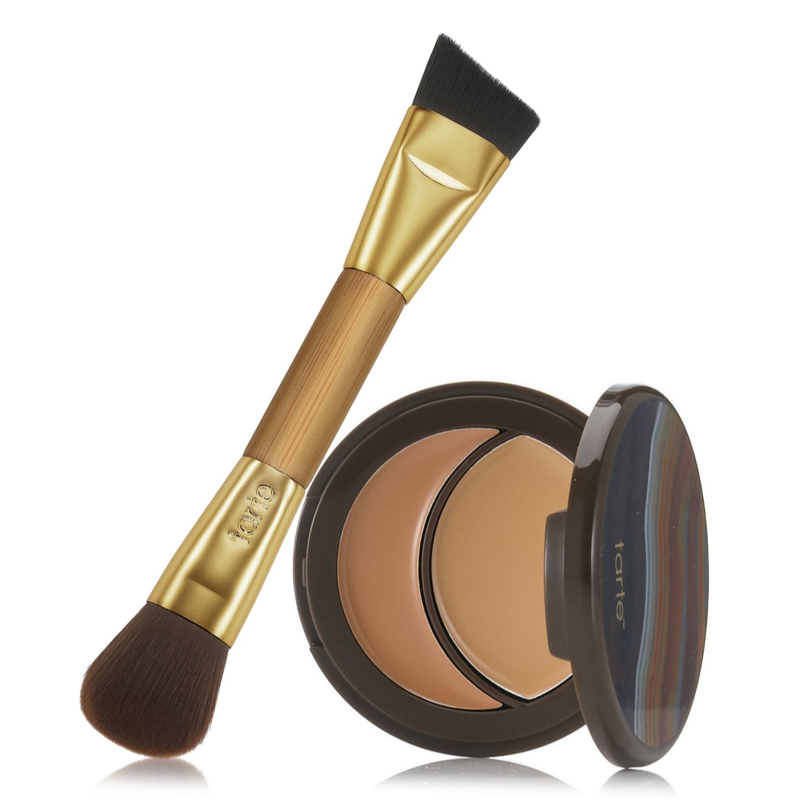 Tarte Coloured Clay CC Concealer & Correcter with Brush Page 1 QVC UK