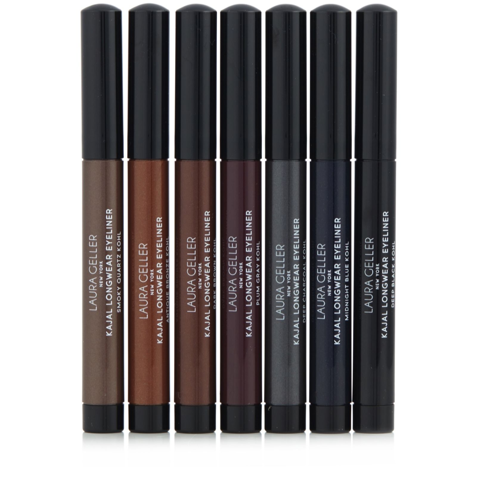 Laura Geller 7 Piece Kajal Baked Eyeliner Collection QVC UK