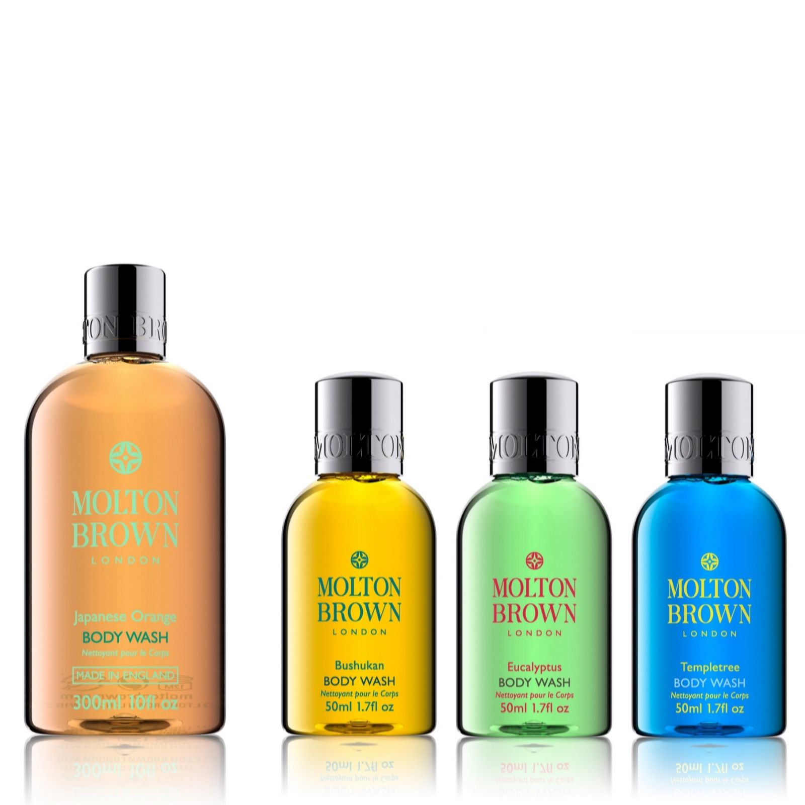 Molton Brown 4 Piece Invigorating Body Wash Collection - QVC UK