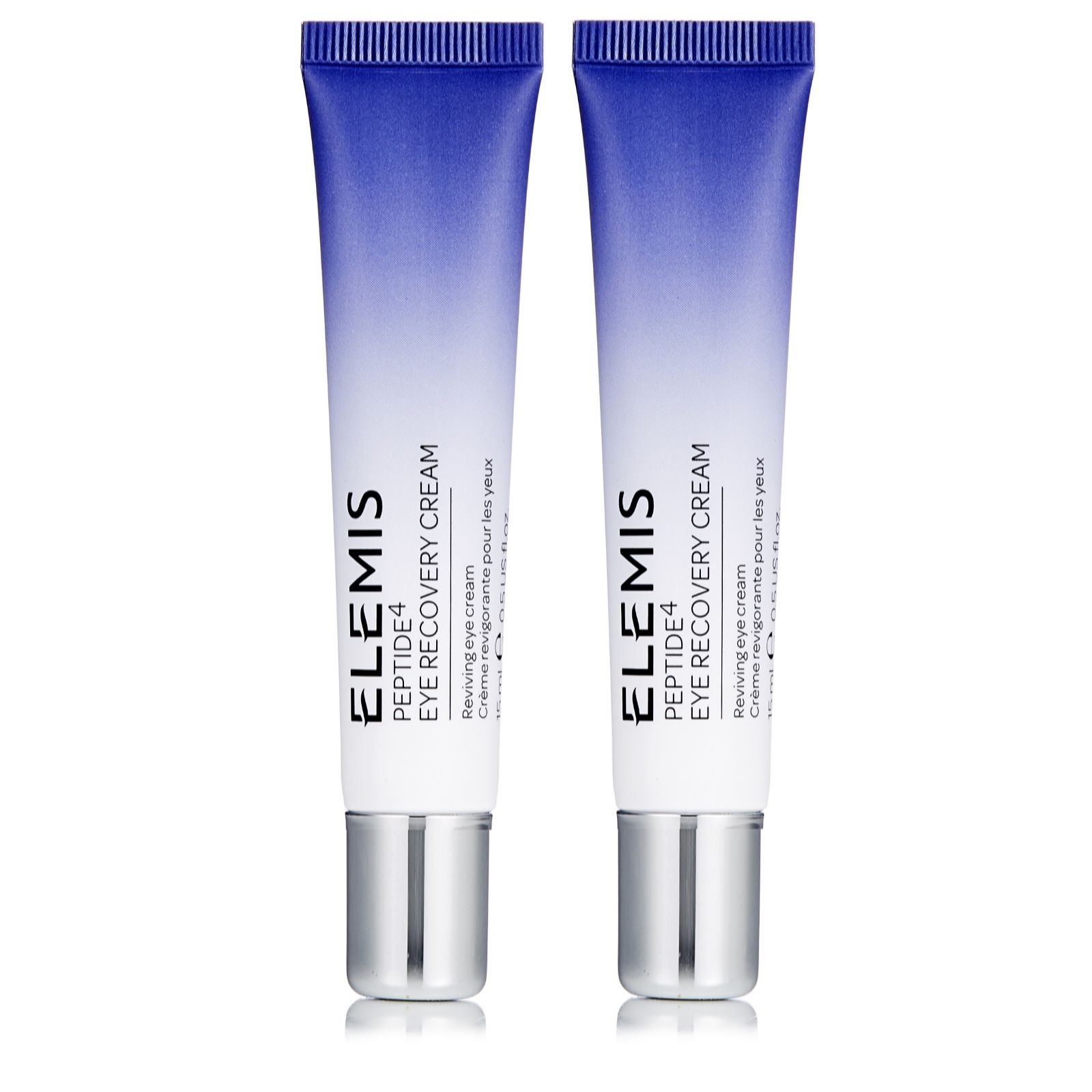 Elemis Peptide4 Eye Recovery Cream 15ml Duo QVC UK