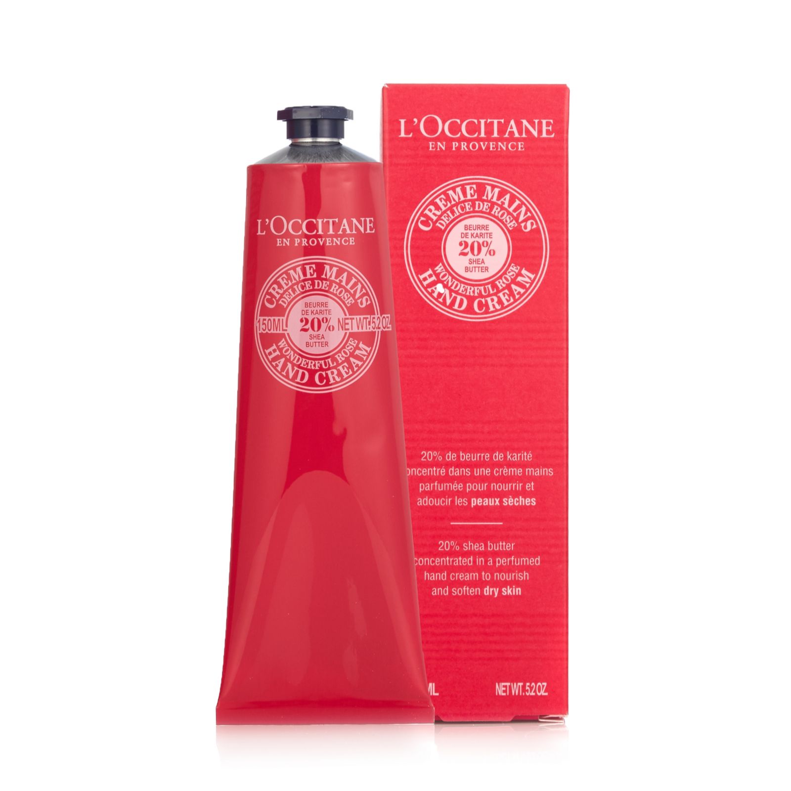 L'Occitane Rose Hand Cream 150ml QVC UK