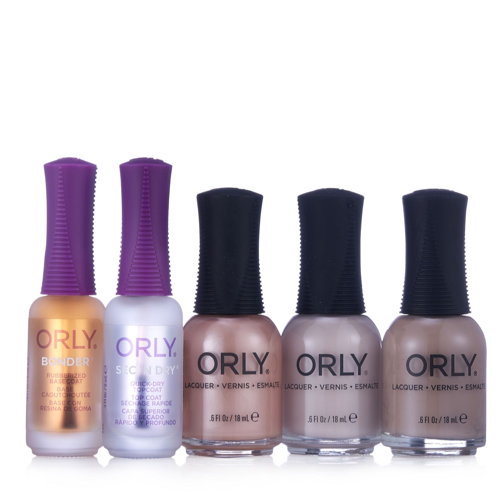 Orly Nails 5 Piece Mani Must Haves Collection QVC UK