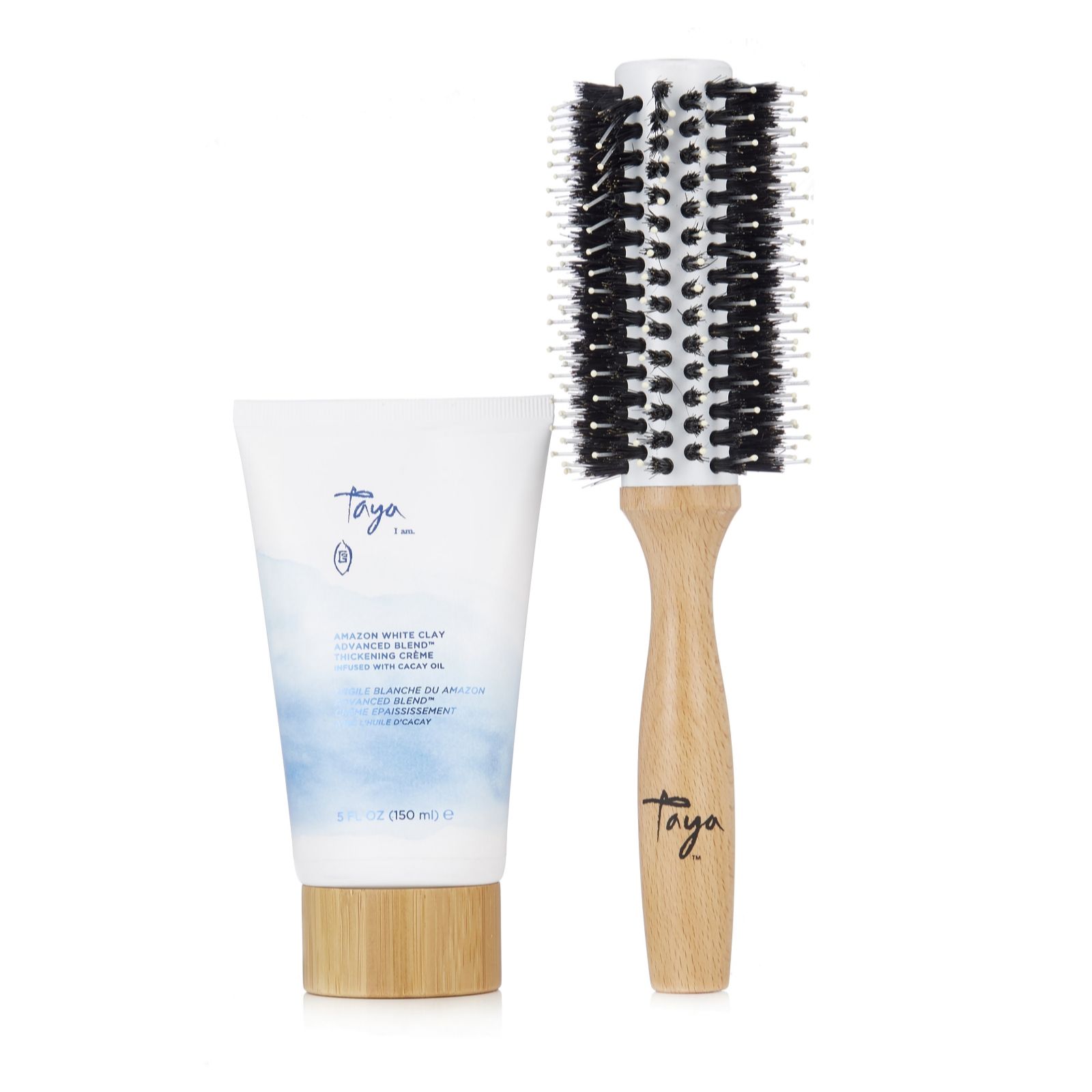 Taya Amazon White Clay Thickening Styling Duo Qvc Uk
