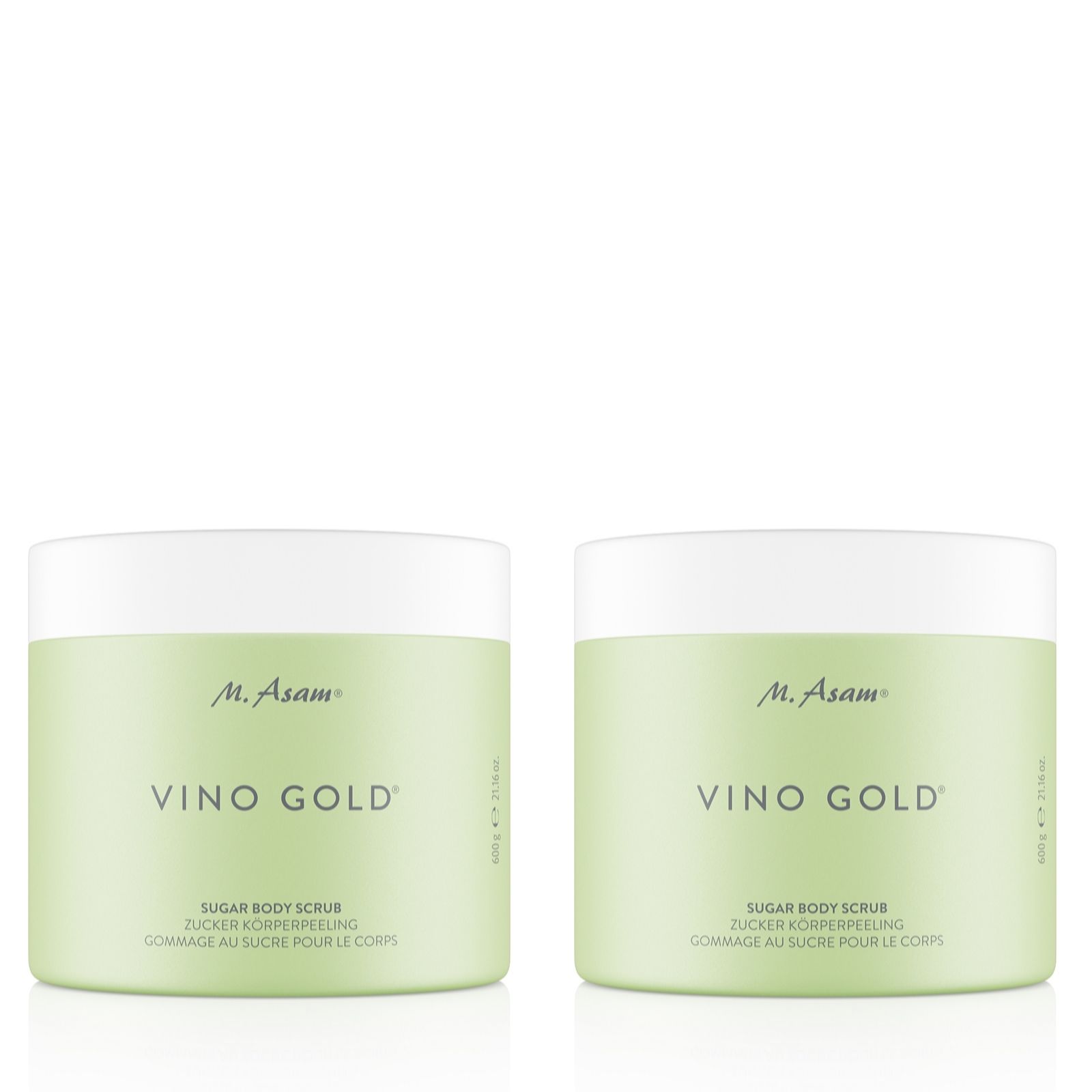 M. Asam Vino Gold Body Exfoliant 600g Duo QVC UK