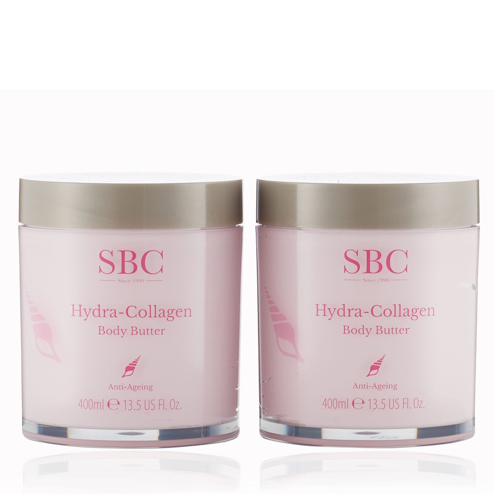SBC Collagen Body Butter Duo 400ml QVC UK