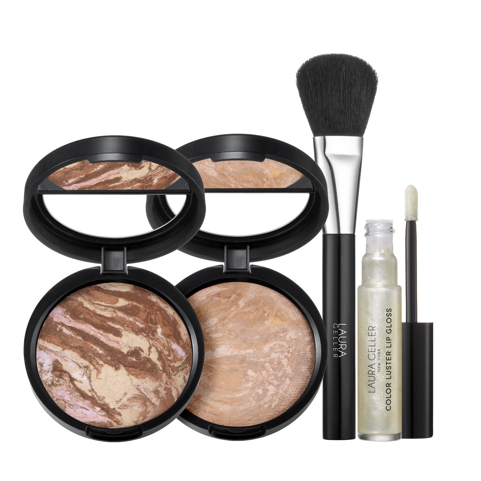 Laura Geller 4 Piece Glow Your Own Way Makeup Collection QVC UK