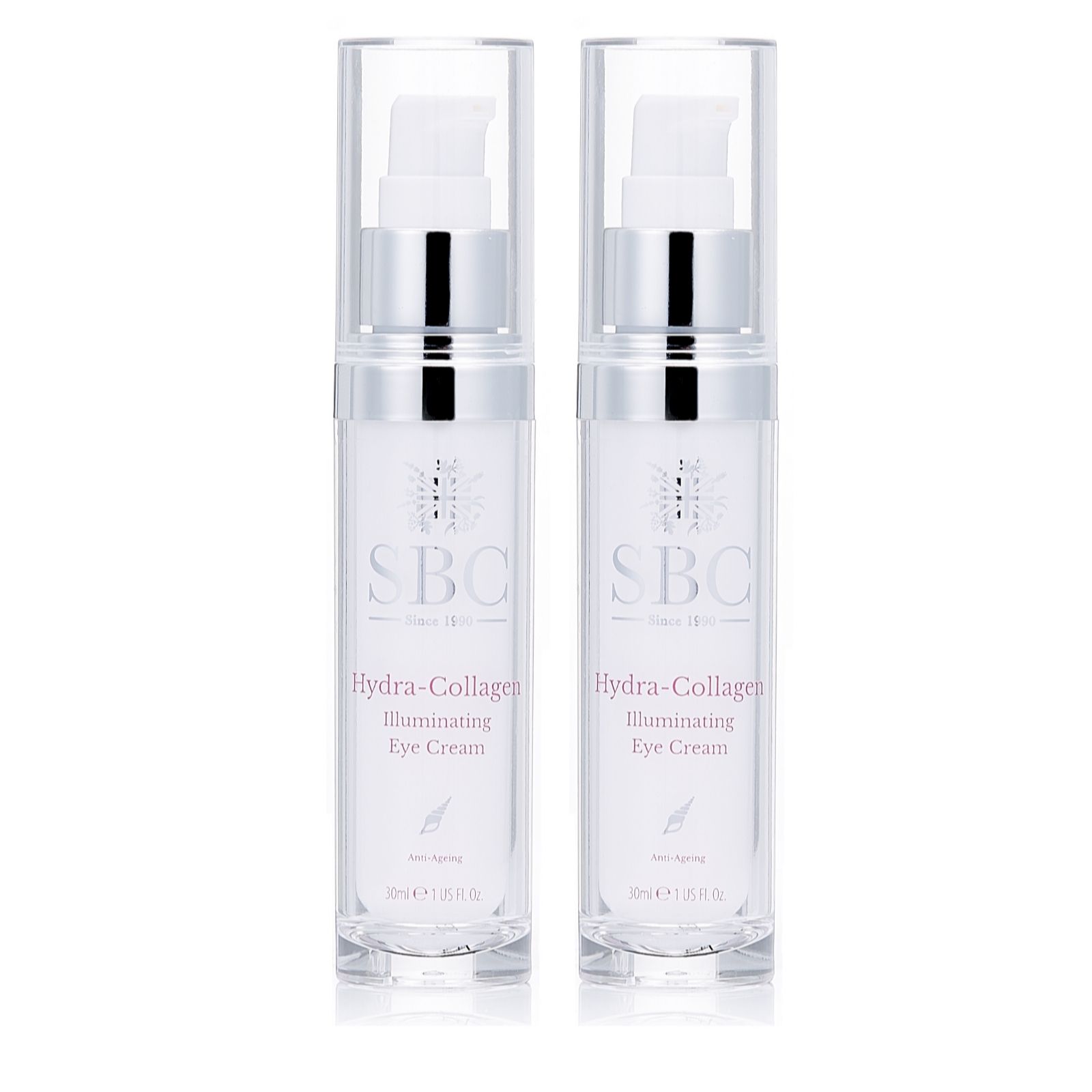 SBC Illuminating Eye Cream Duo 30ml QVC UK
