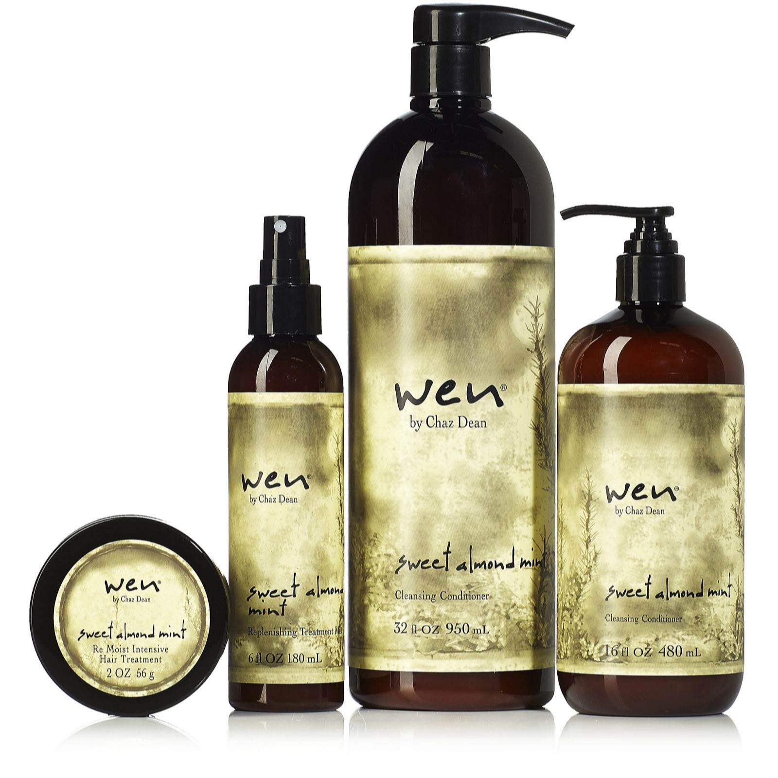 Wen by Chaz Dean Sweet Almond Mint 4 Piece Hair care Collection - Page ...