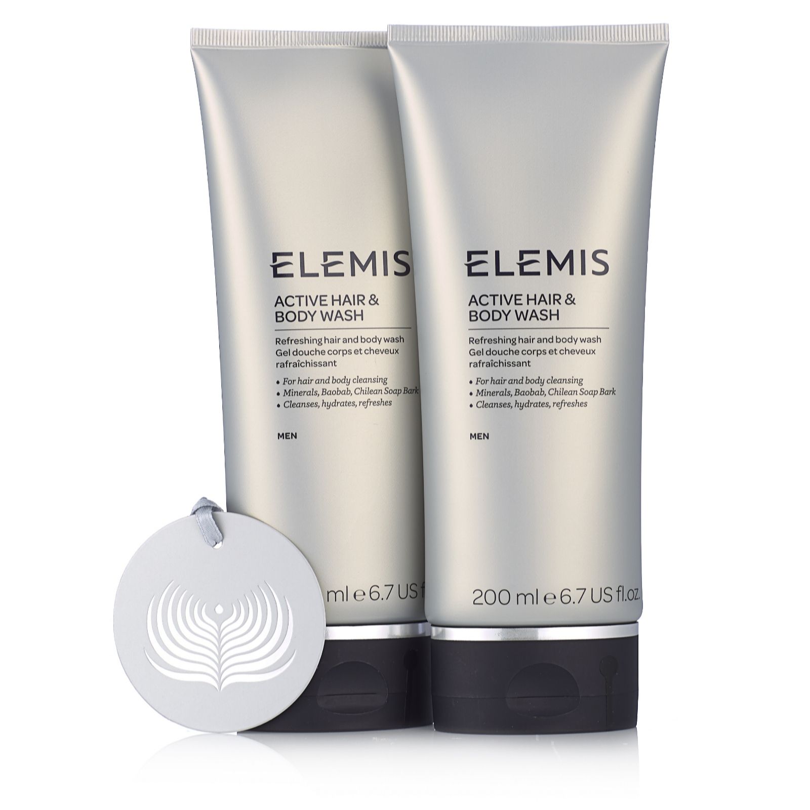 Elemis Men's Active Hair & Body Wash Duo - Page 1 - QVC UK