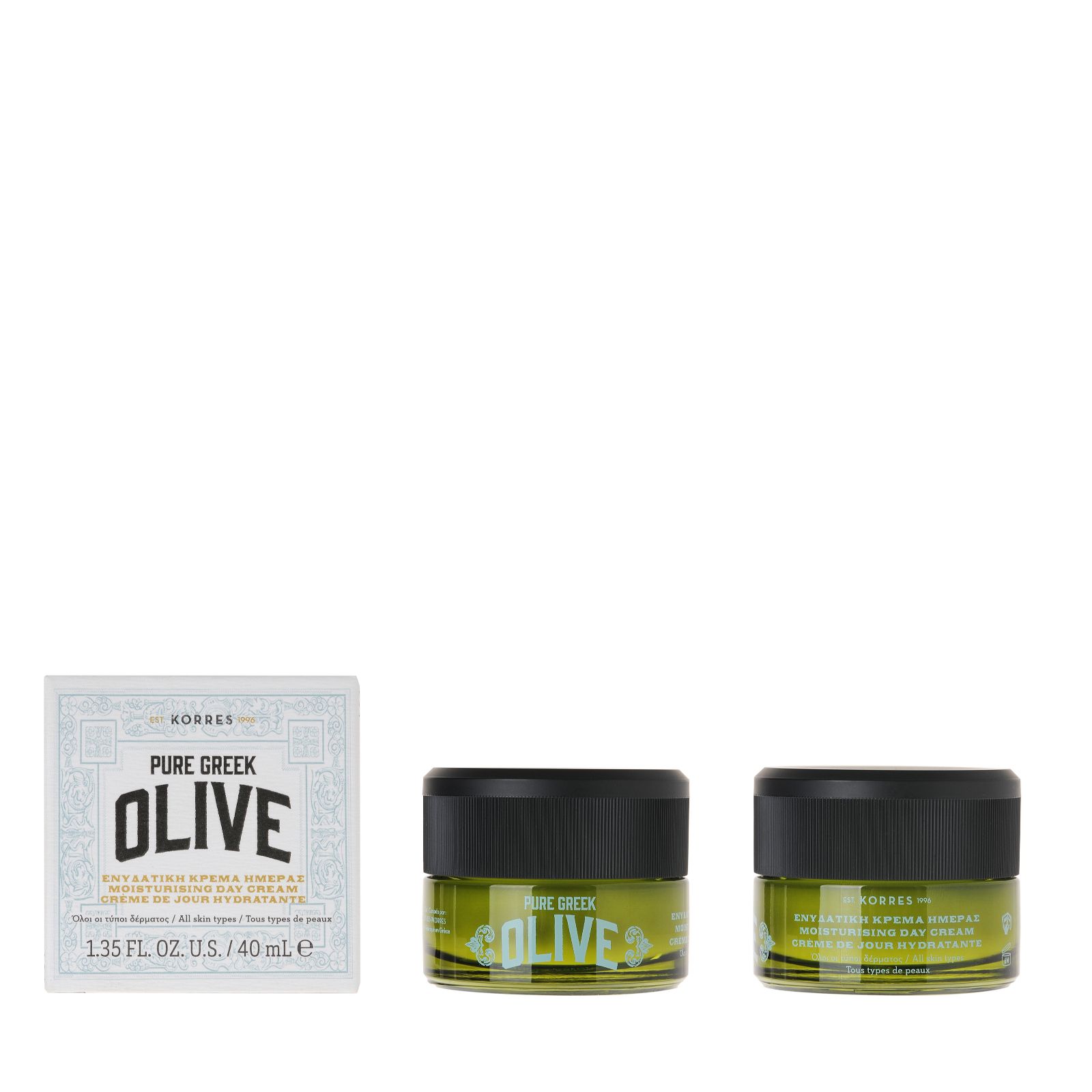 Korres Pure Greek Olive Oil Nourishing Skincare Trio QVC UK