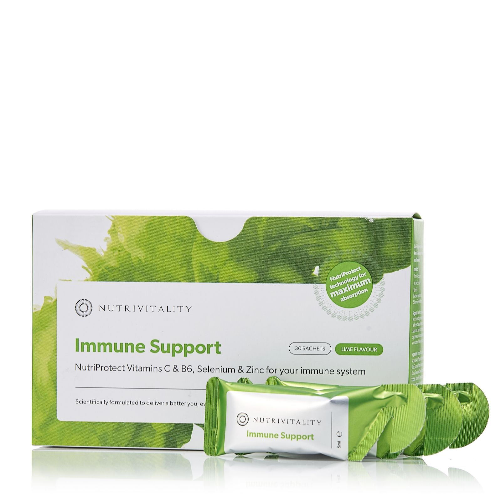 Nutrivitality Immune Support Vitamin C & B6 Selenium & Zinc 30 Sachets ...