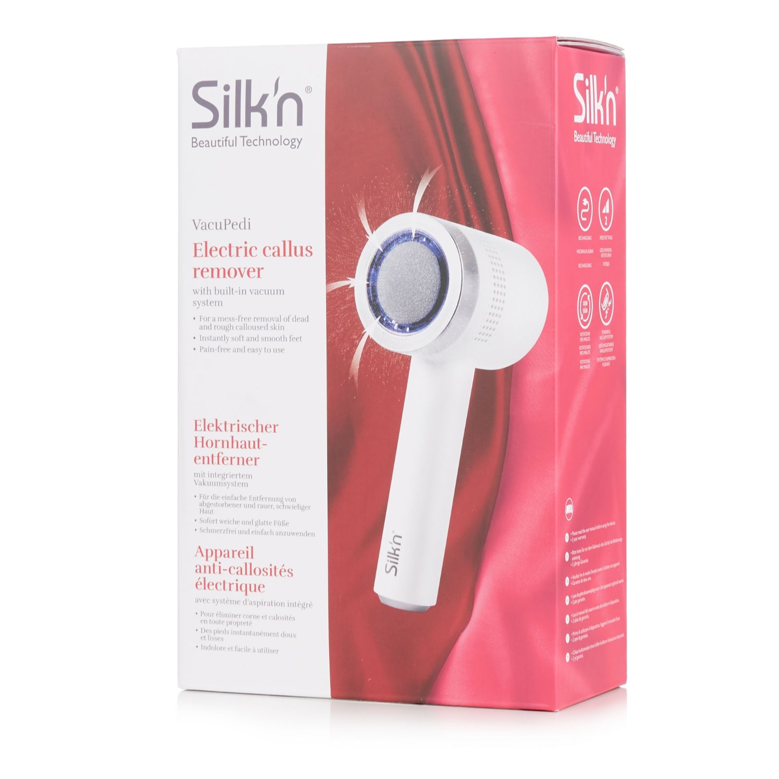 Silk'n USB Rechargeable Callus Remover with Vacuum QVC UK