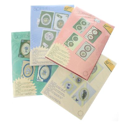 Set of 4 Spirelli Card Making Kits with Decoupage - QVC UK