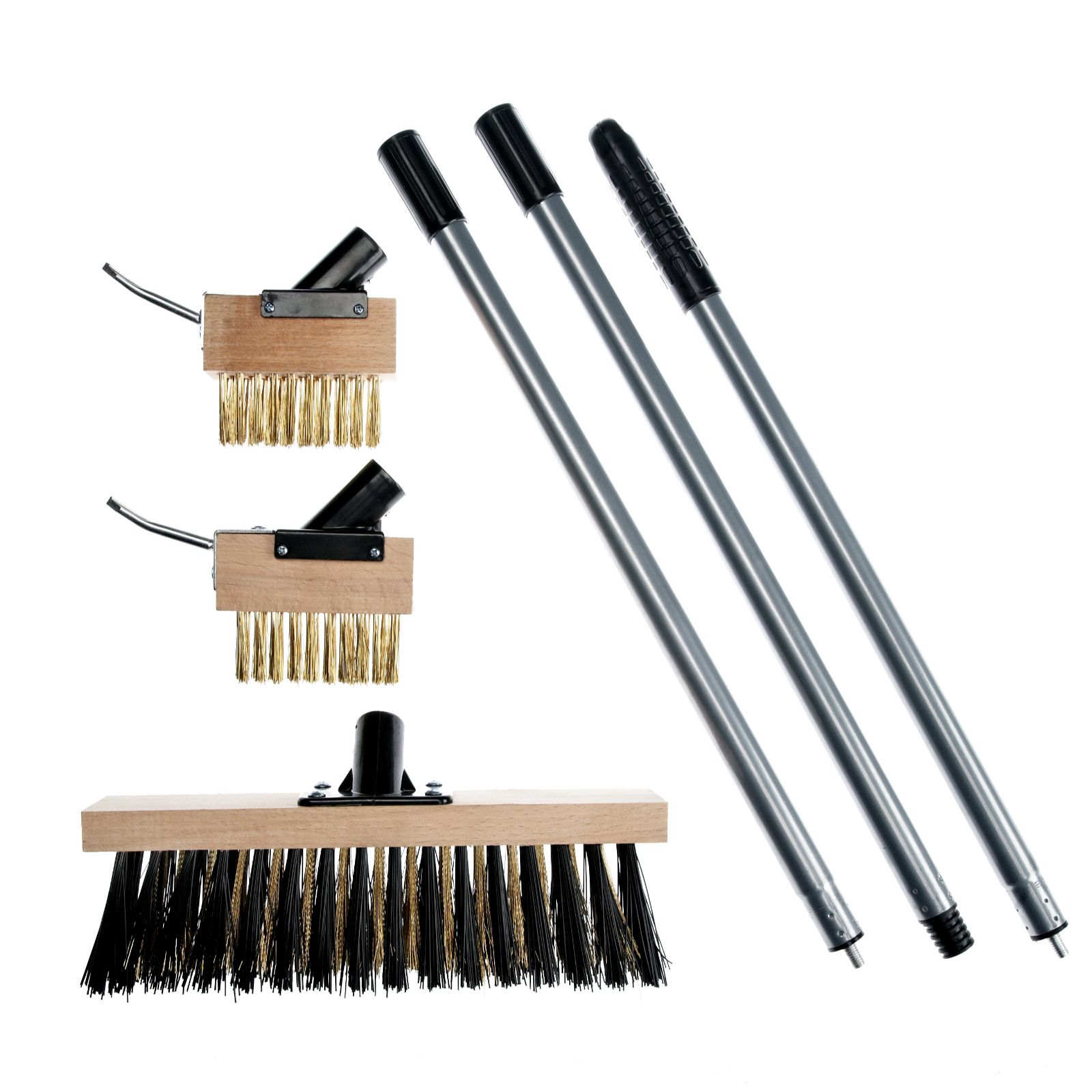 Ultimate Patio Drive & Pavement Cleaner with 2 Wire Heads & Slab Brush