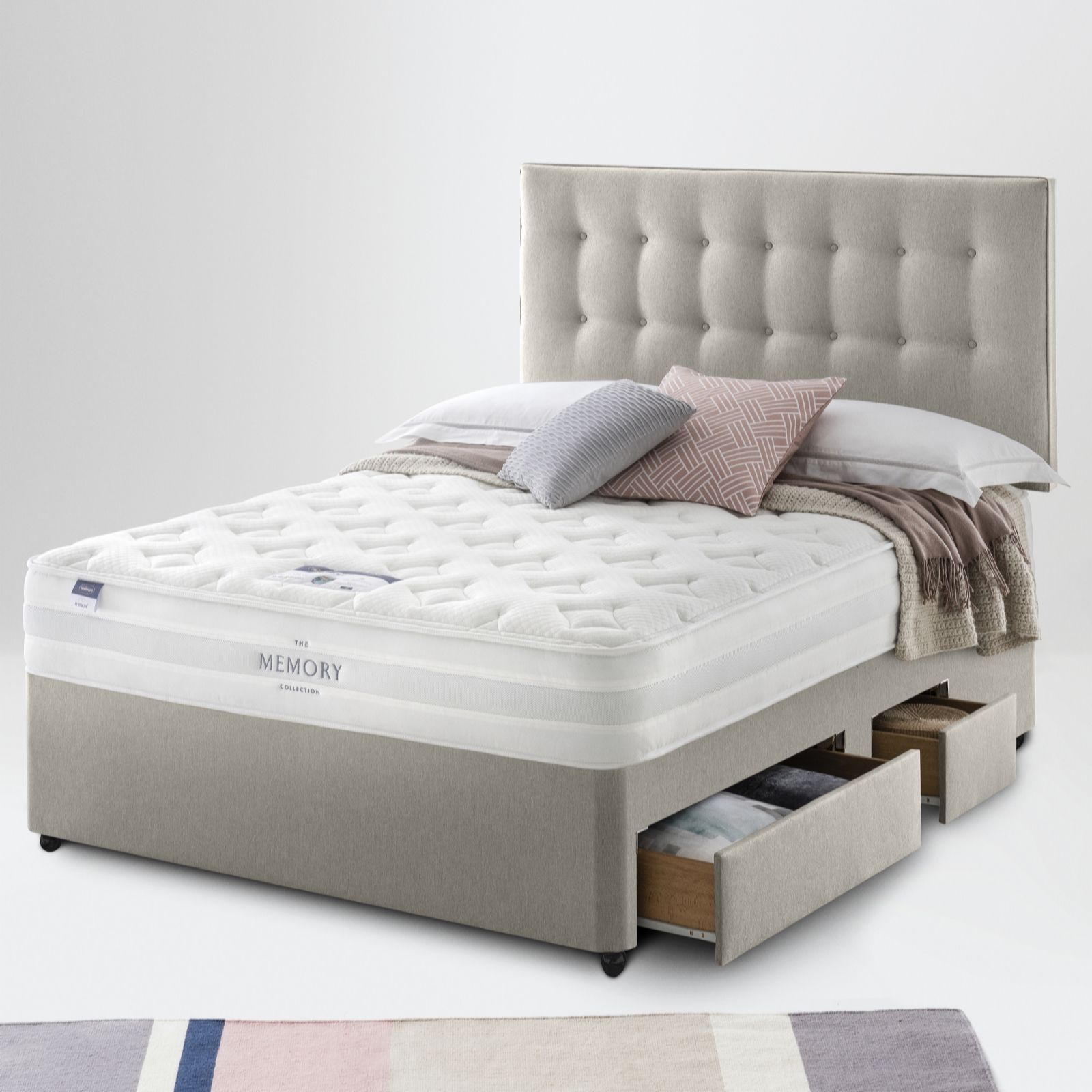 Silentnight Signature Miracoil Memory 782 Spring Mattress & Divan Bed