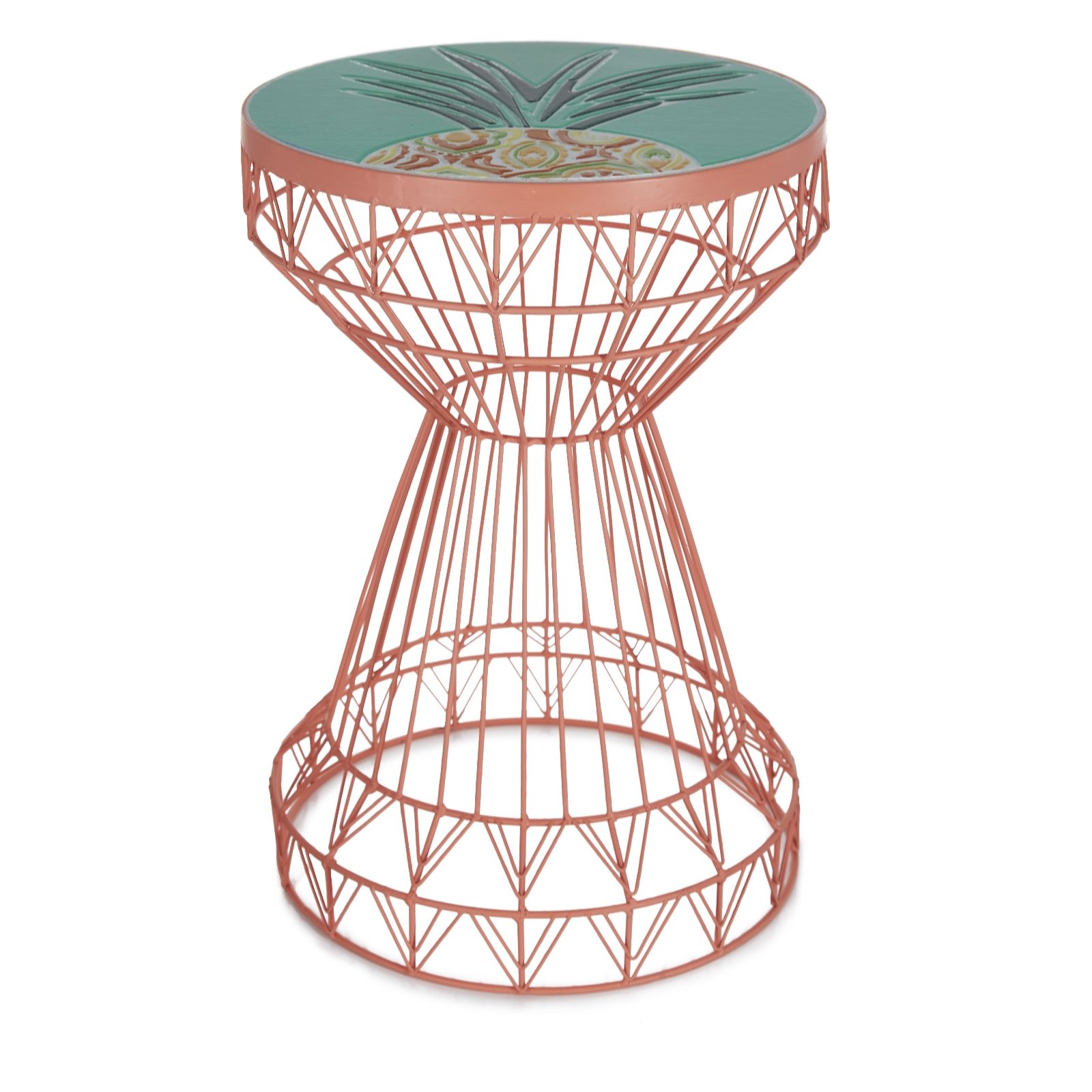 BundleBerry by Amanda Holden Indoor Outdoor Pineapple Bistro Table QVC UK