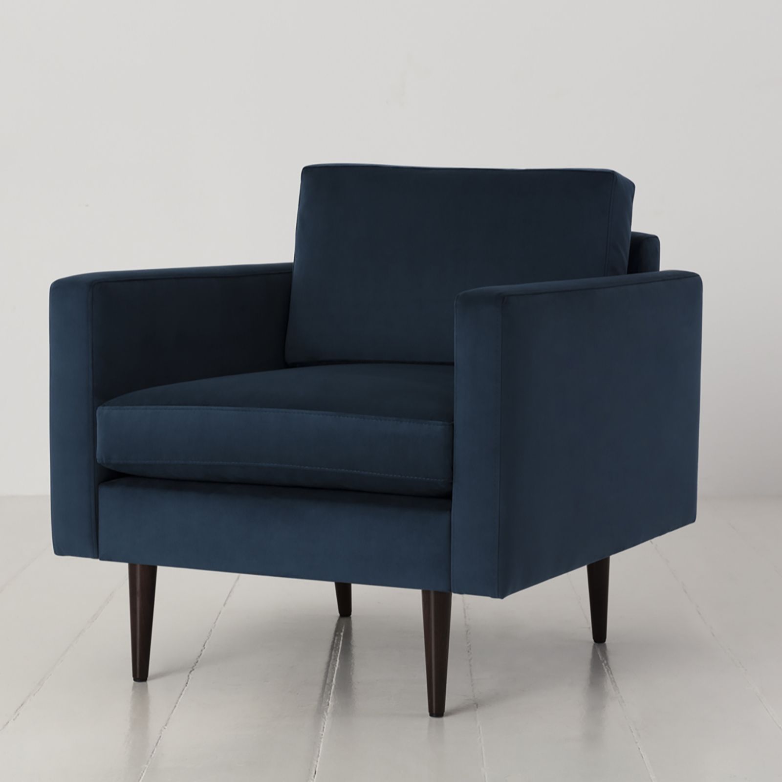 Swyft Velvet Armchair in a Box - QVC UK