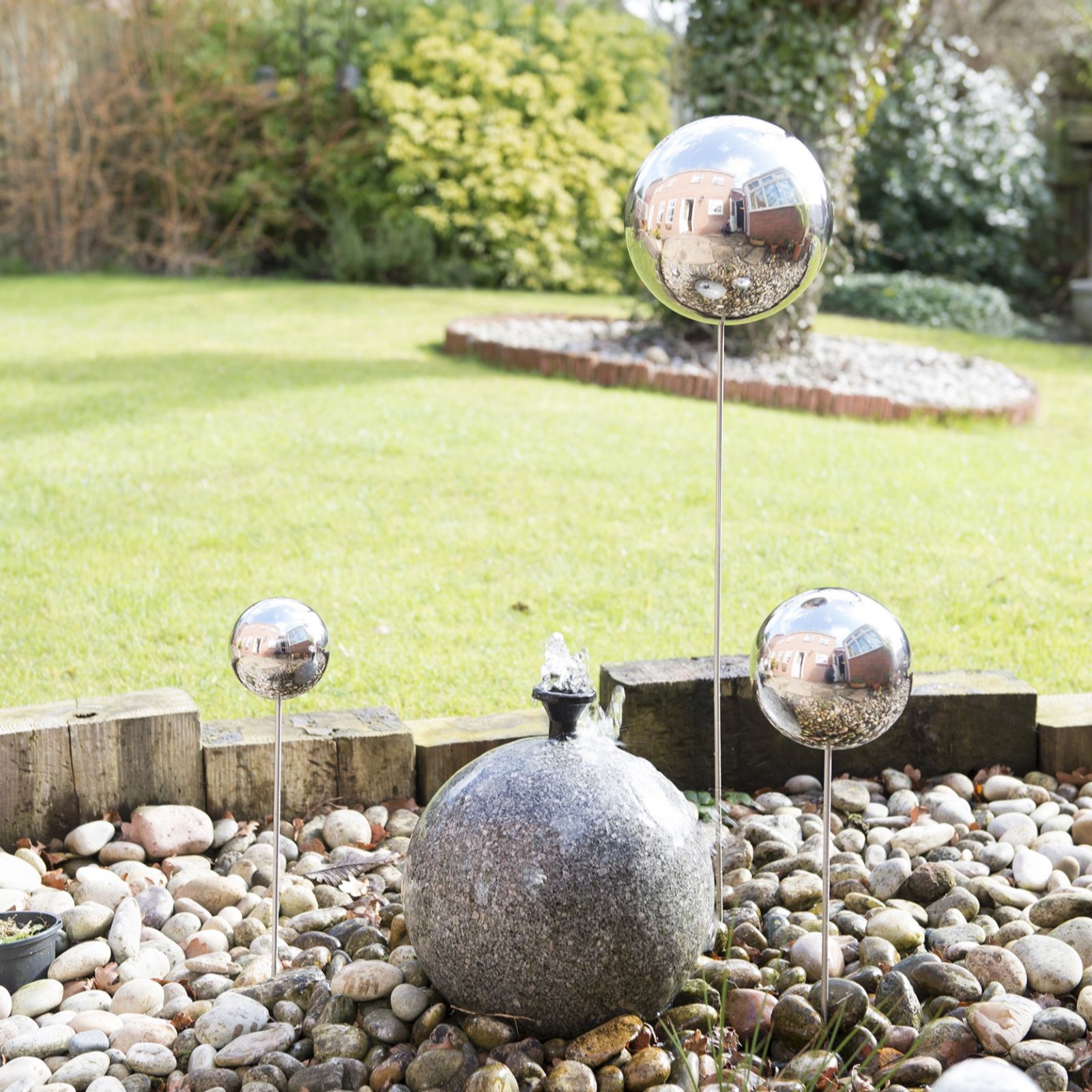 home-2-garden-set-of-3-gazing-ball-decorations-qvc-uk