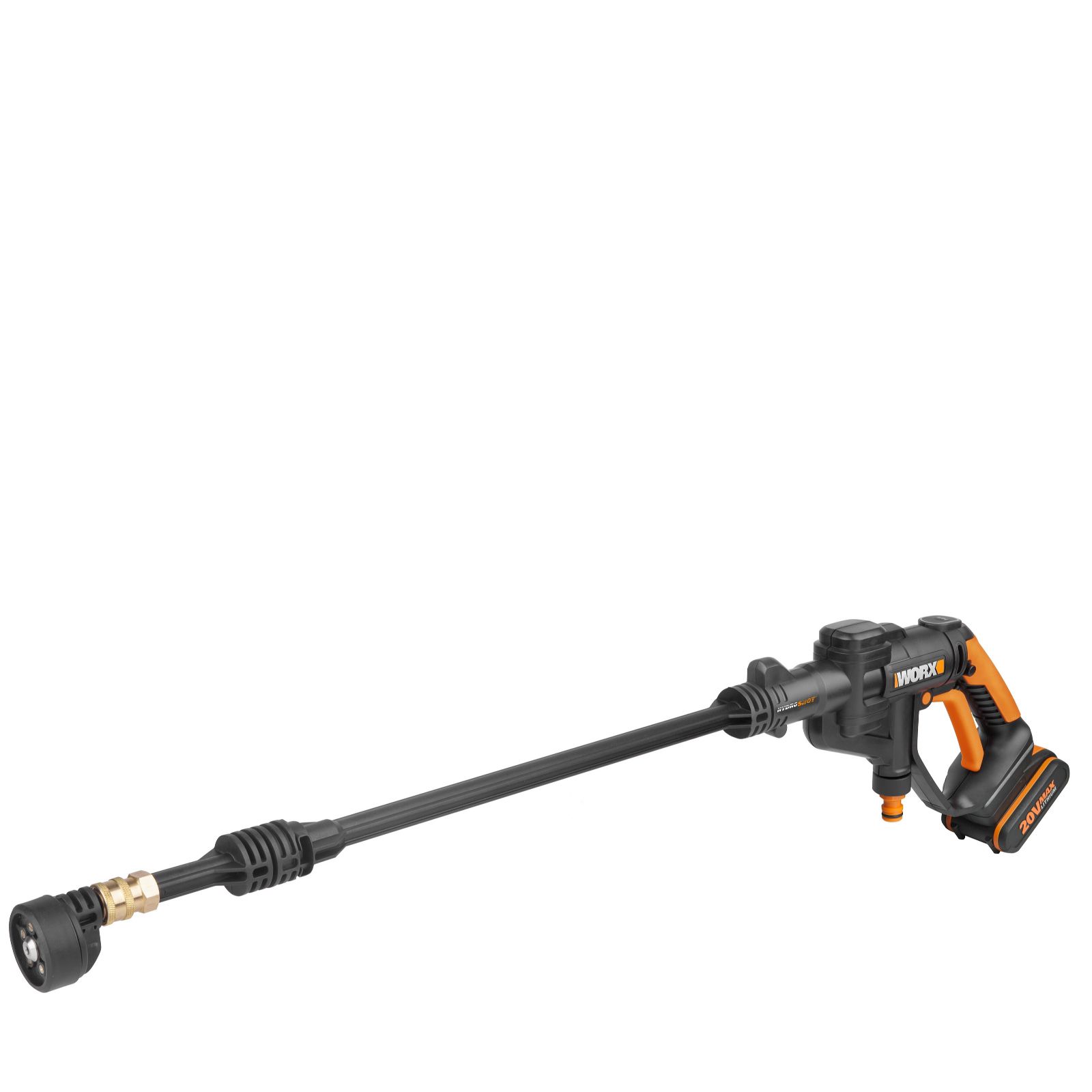 Worx WG629E.1 20v Hydroshot Cordless Pressure Washer with Accessories QVC UK