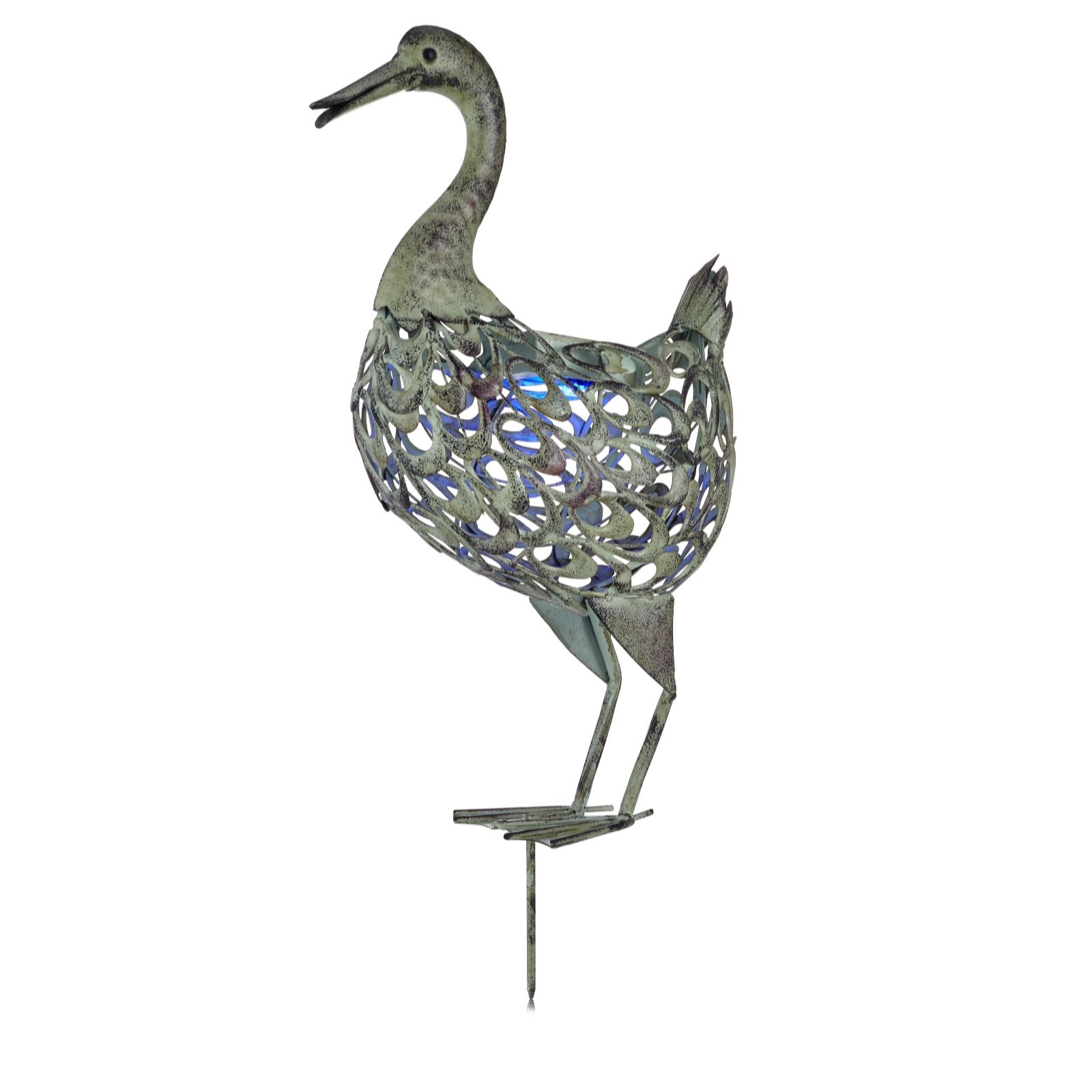Smart Garden Solar Decorative Metal Duck Garden Ornament Page 1 QVC UK