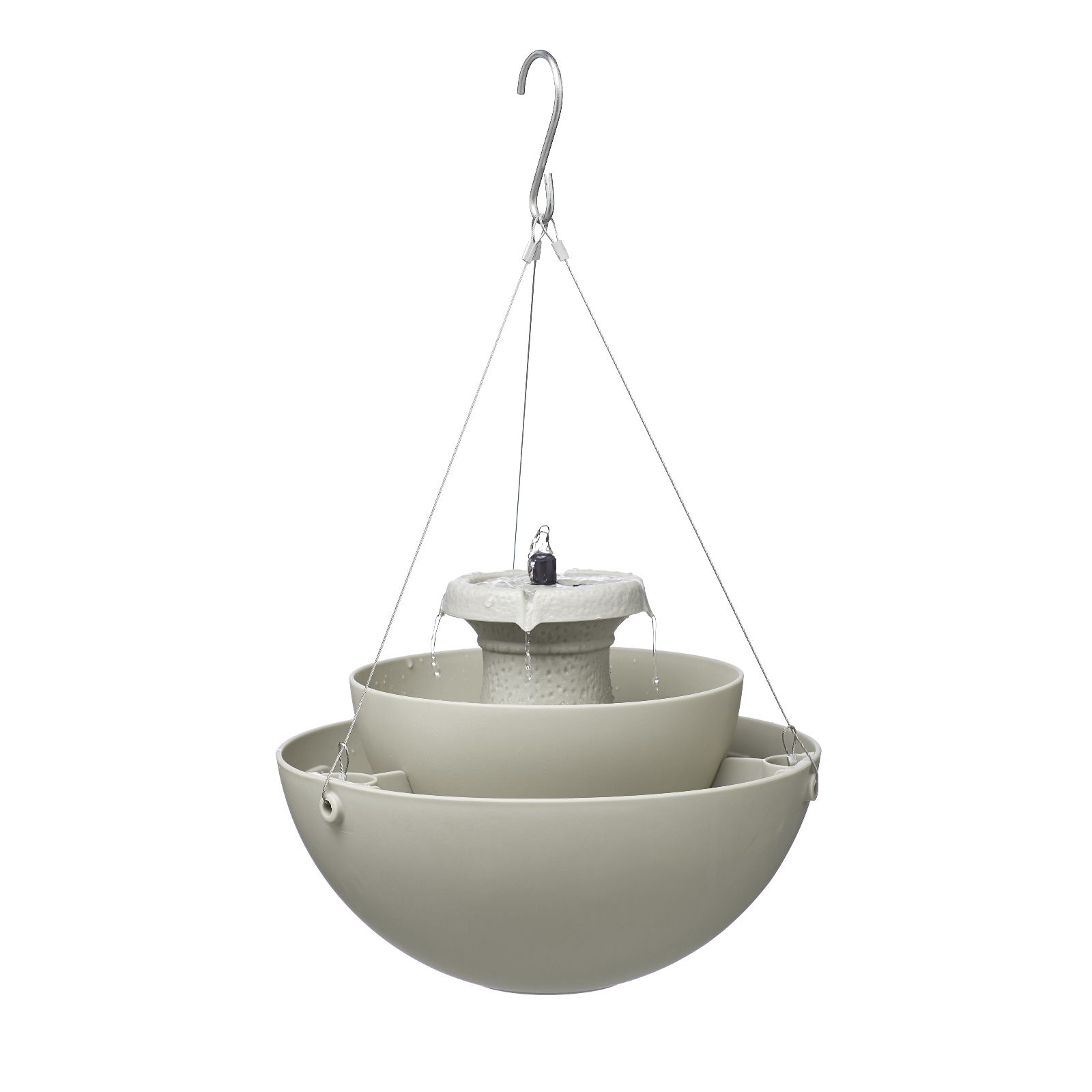Bernini 4 In 1 Bird Bath Feeder Planter Water Fountain Qvc Uk