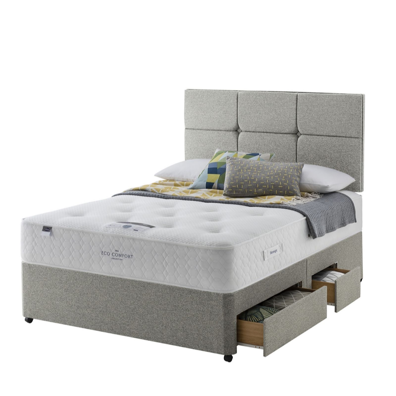 Silentnight Eco Comfort 1200 Mirapocket Mattress Divan Qvc Uk