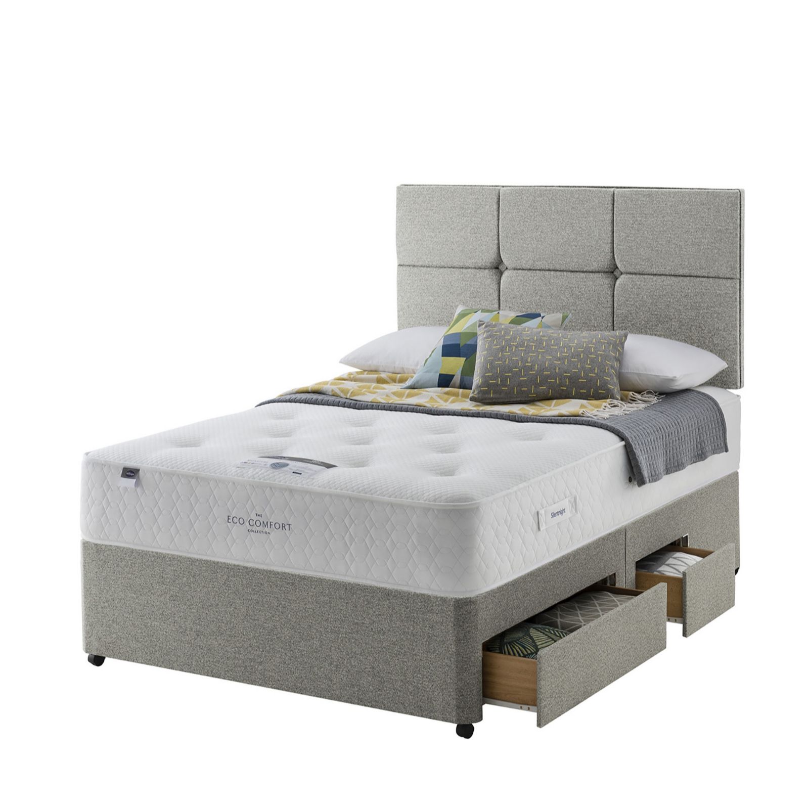 Silentnight Eco Comfort 1200 Mirapocket Mattress Divan Qvc Uk