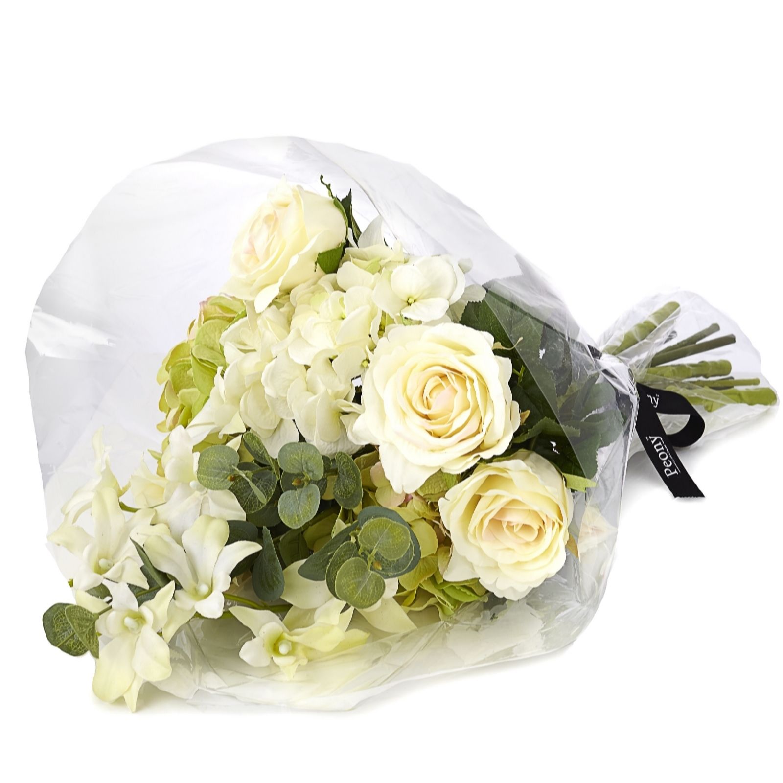 Peony Seasonal Collection Faux Flowers Bouquet Page 1 QVC UK