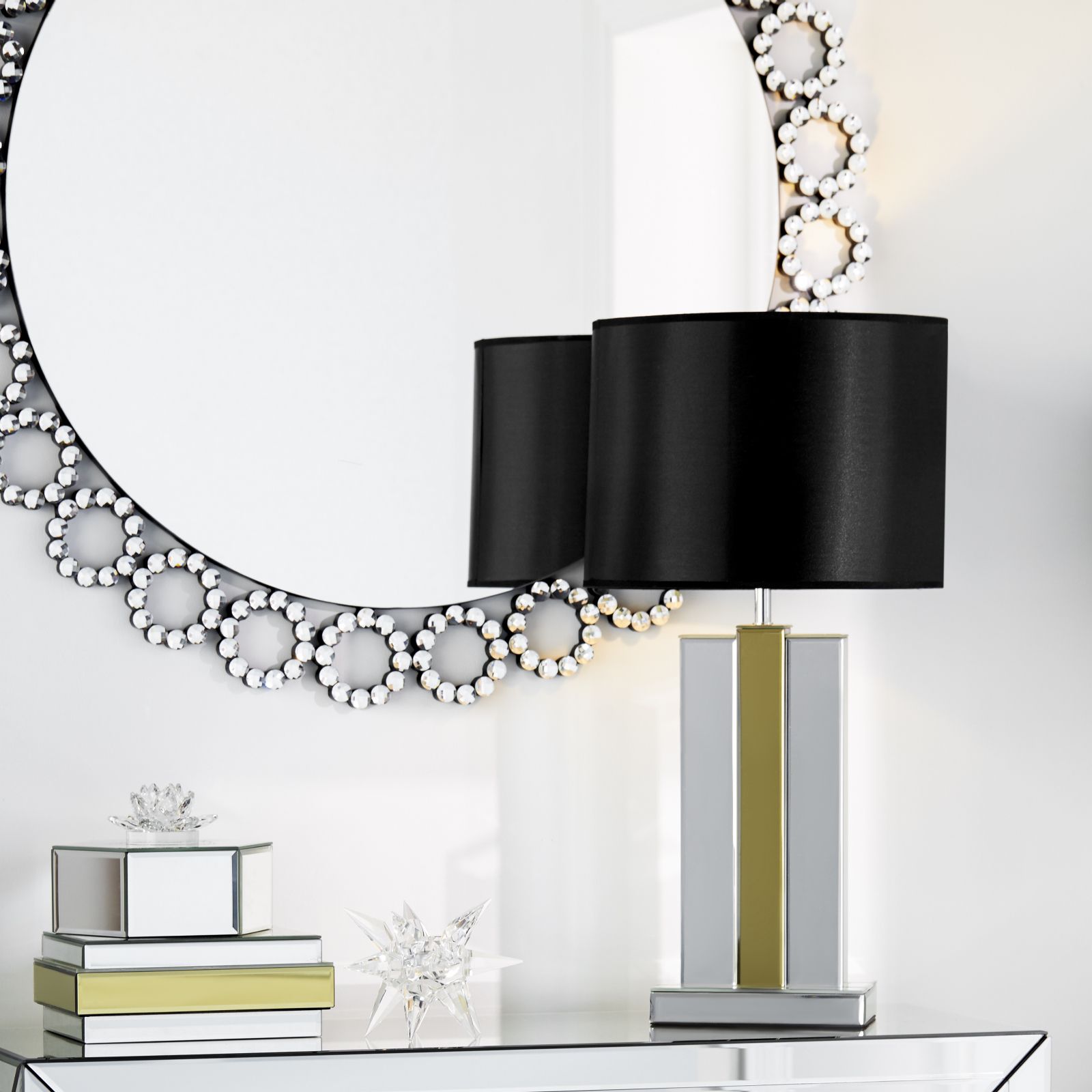 JM by Julien Macdonald Star Crystal Candle Holder in Gift Box QVC UK