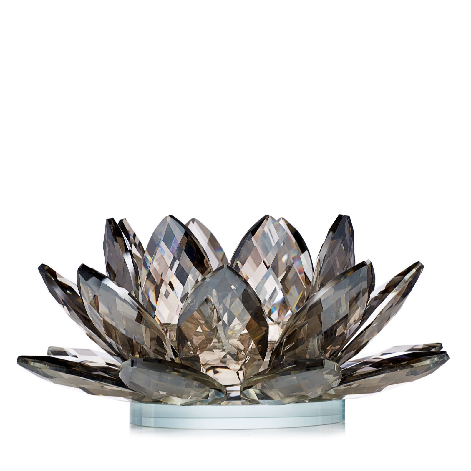 JM by Julien Macdonald Large Lotus Flower Crystal Candle