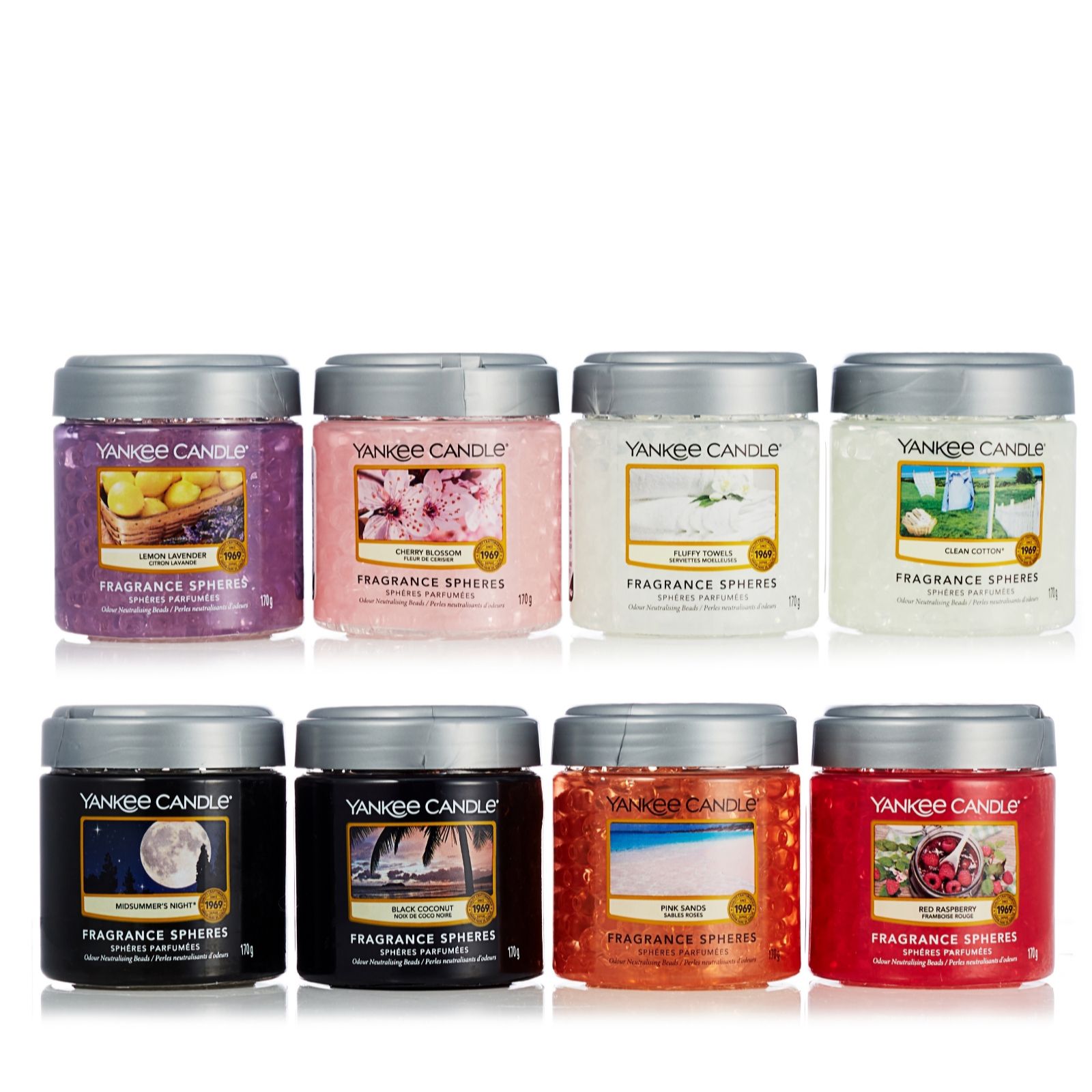 Yankee Candle Set of 8 Fragrance Spheres QVC UK