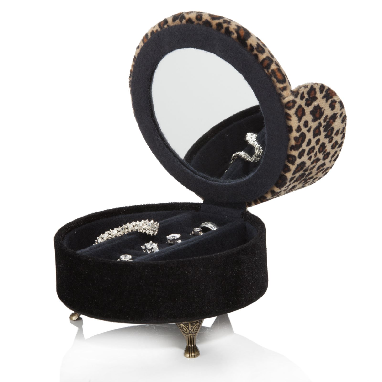 Safekeeper Jewellery Box with Mirror by Lori Greiner QVC UK
