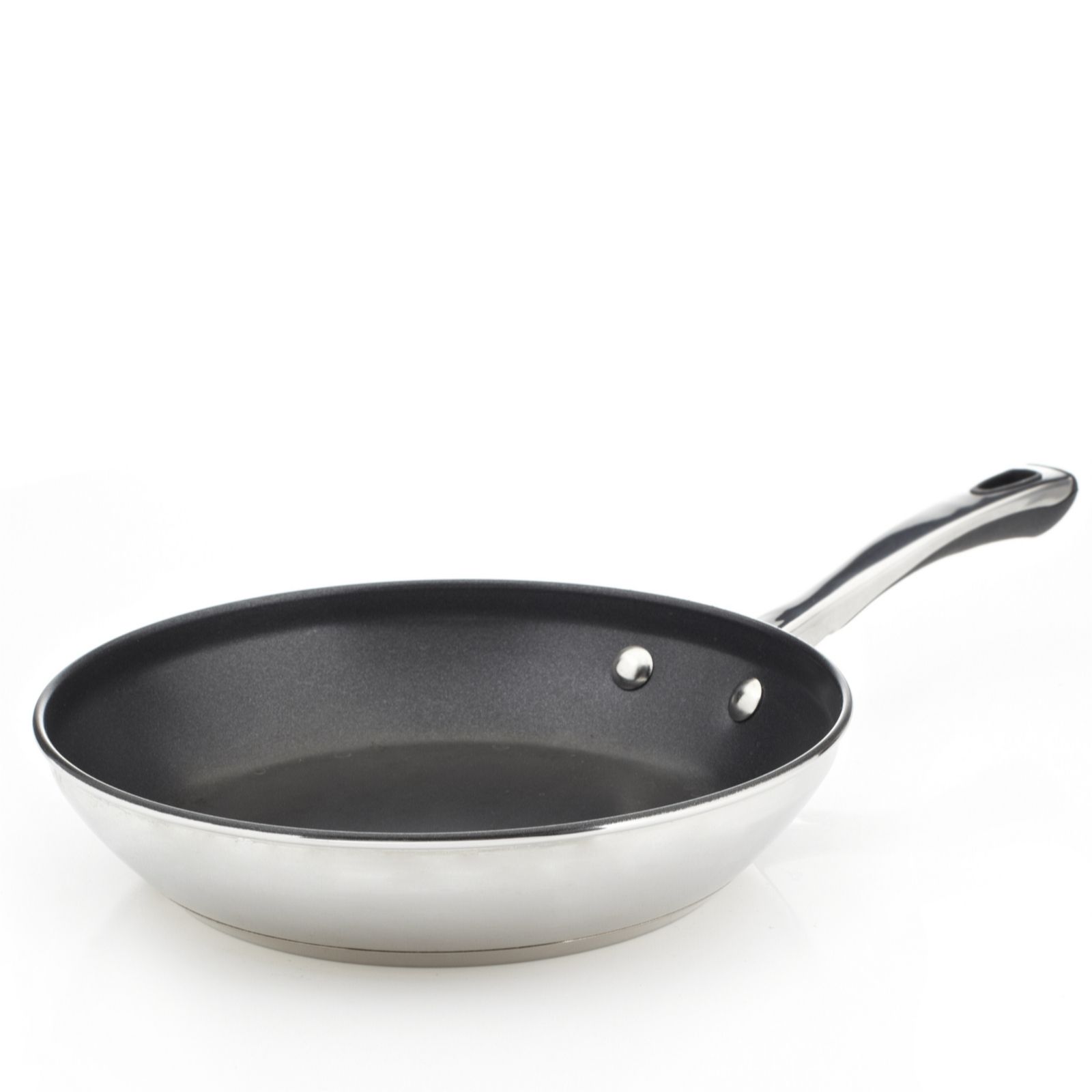 cook's essentials Stainless Steel Ultra 24cm Open Fry Pan QVC UK
