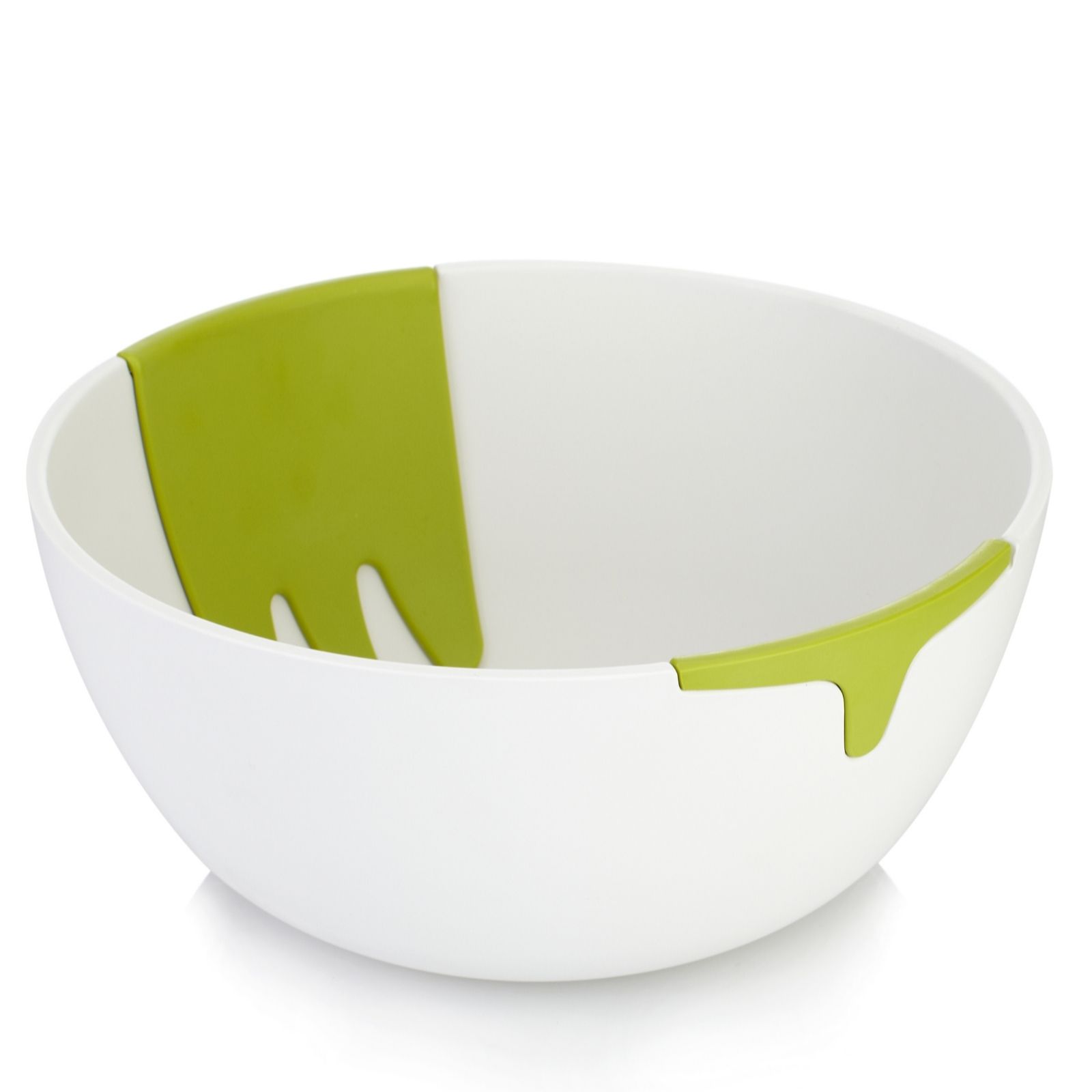 Joseph Joseph Hands On Salad Bowl & Integrated Servers QVC UK