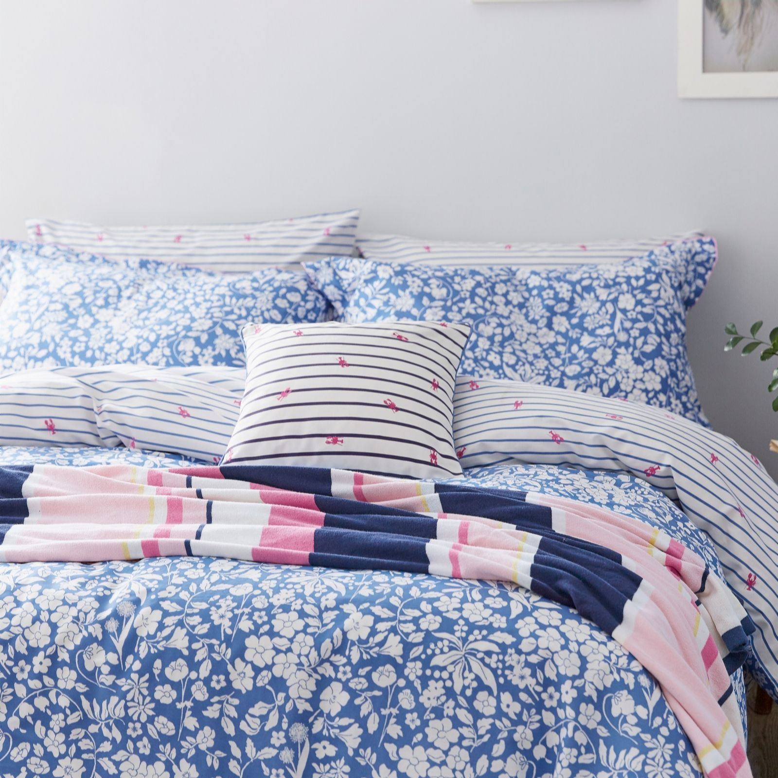 Joules Orchard Ditsy 3 Piece Duvet Set QVC UK