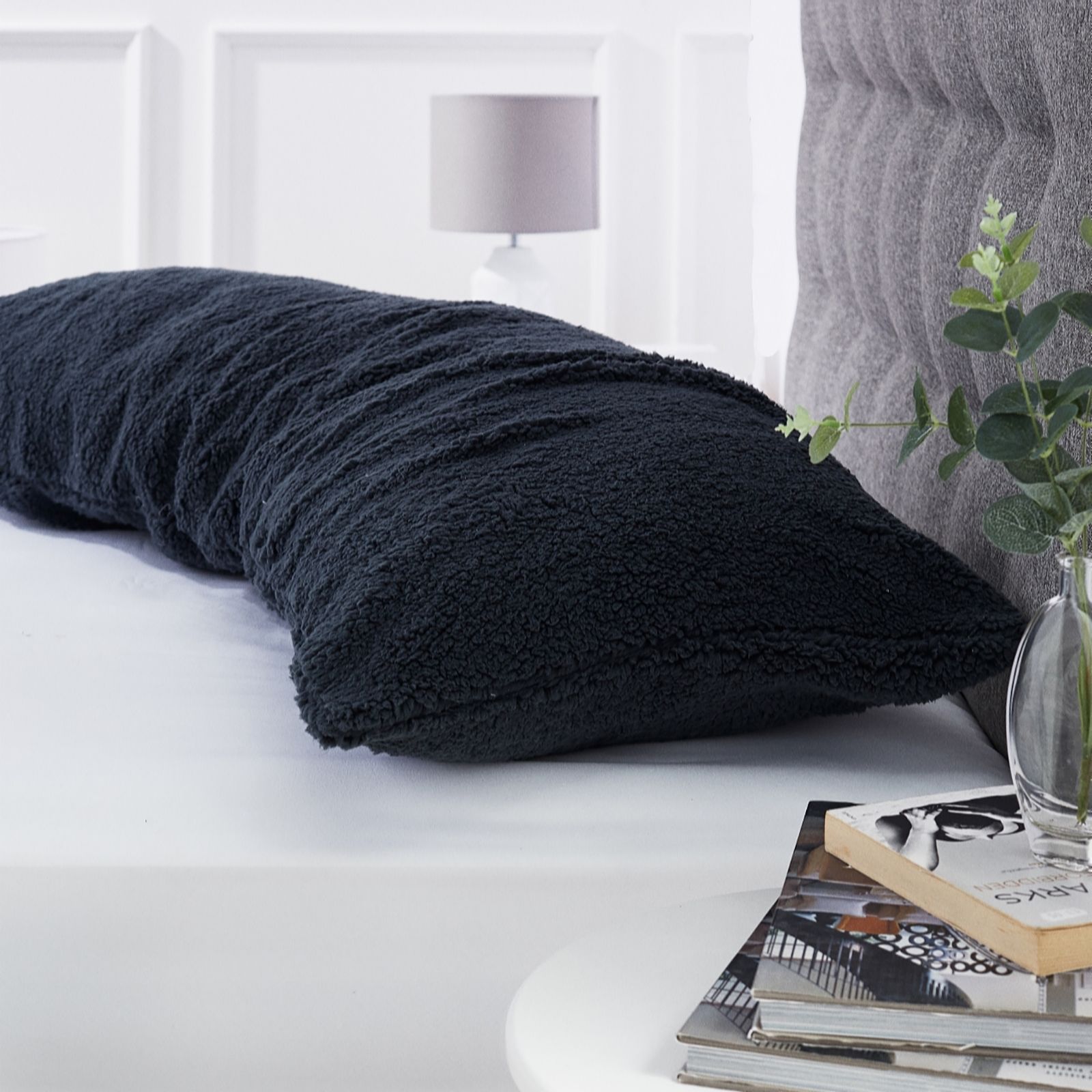 Cozee Home Ultra Fluffy Body Pillow Qvc Uk
