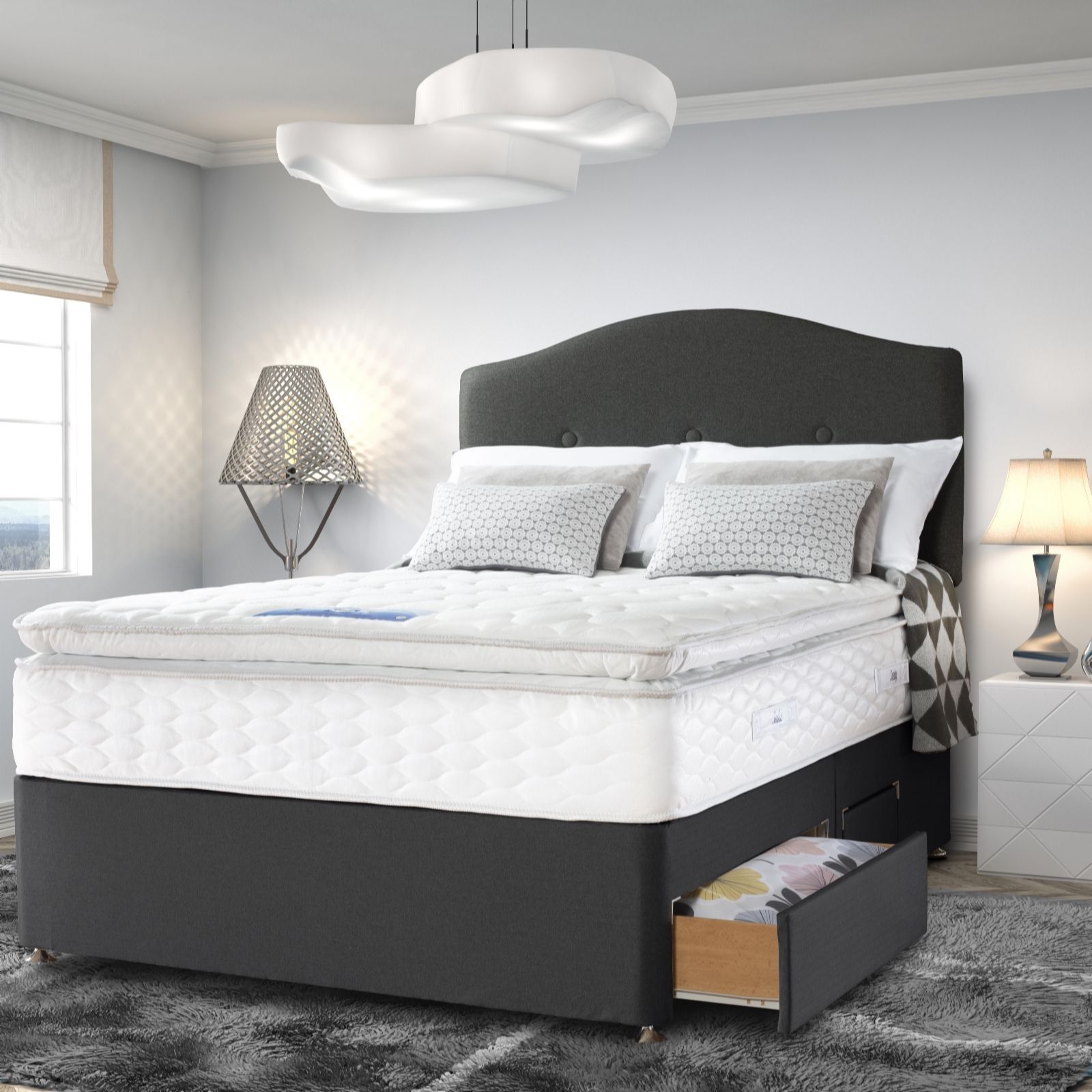 Sealy Posturepedic Gel Supreme 1400 Springs Pillowtop Mattress And