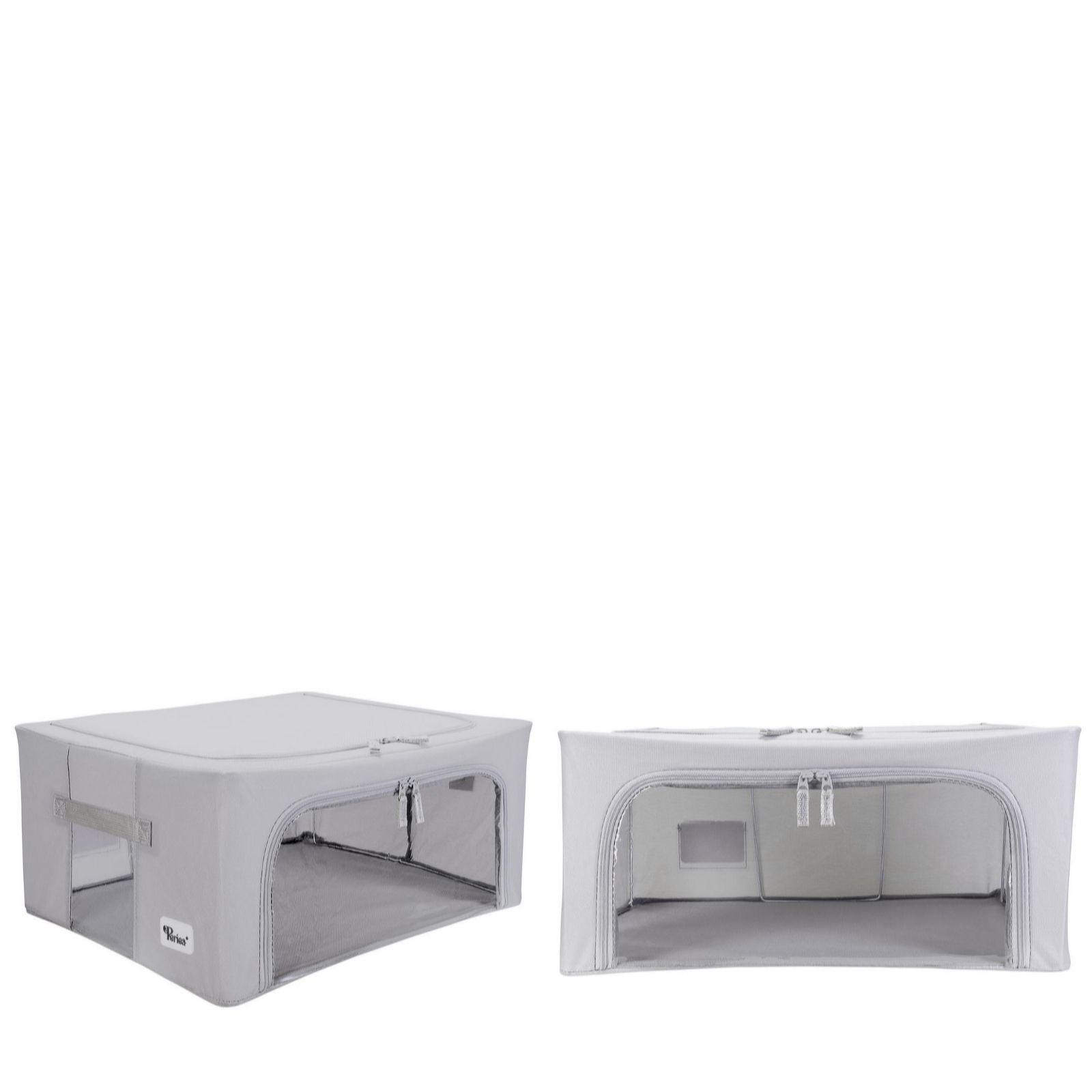 Periea Set of 2 Medium Collapsible Storage Boxes QVC UK
