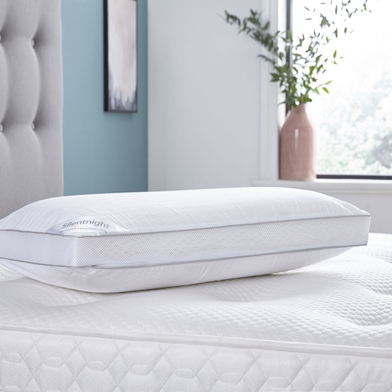 Silentnight Cotton Breeze Memory Foam Pillow Qvc Uk