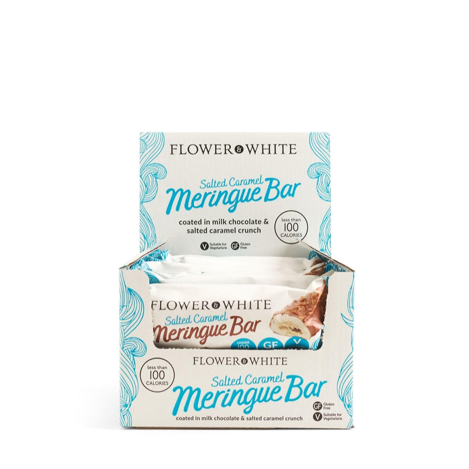 Flower & White 12 Piece Meringue Bars QVC UK