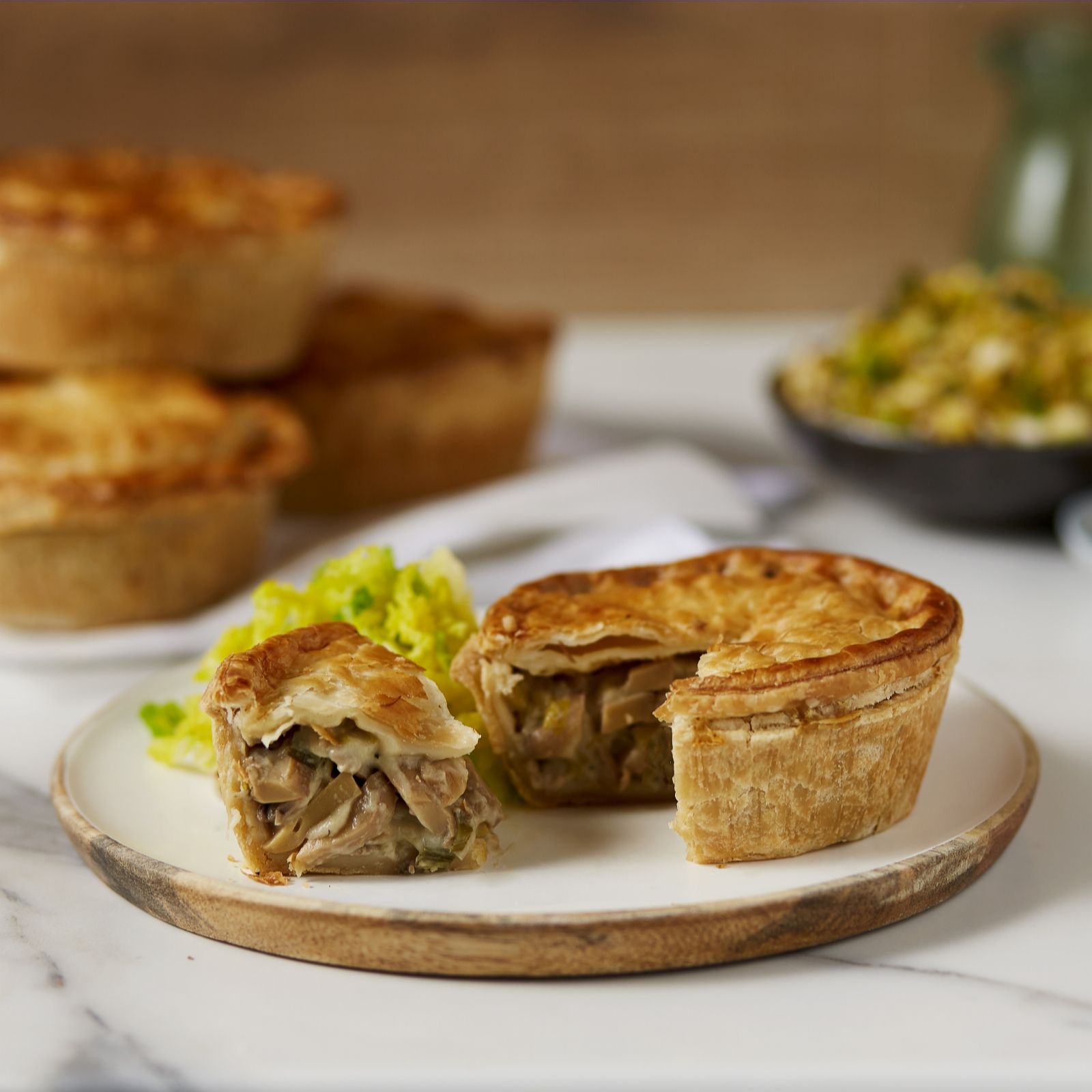 The Real Pie Company 10 Assorted Vegetable Pies QVC UK