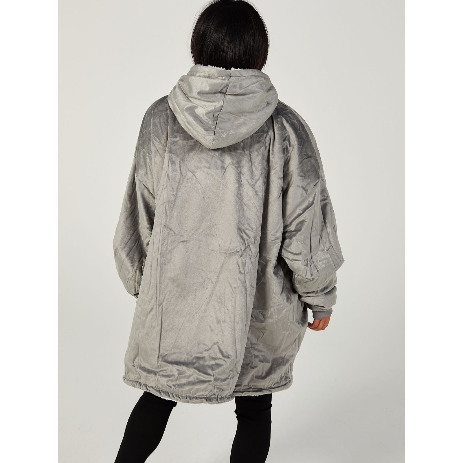 Cozee Home Oversize Snuggle Hoody Blanket QVC UK